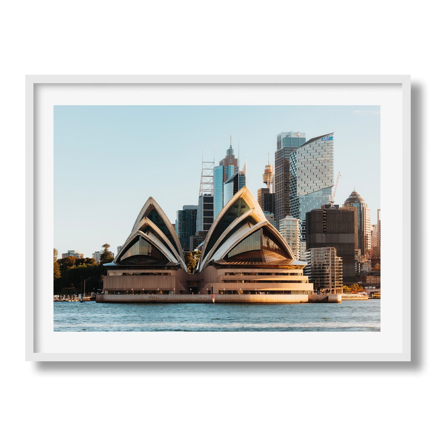 Sydney Opera House Glow Framed Print - Architecture by Peter Yan Studio