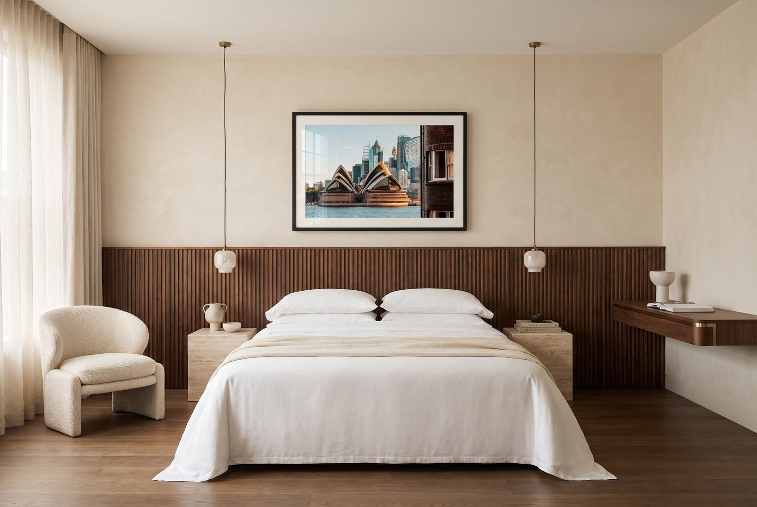Sydney Opera House 'Hide & Seek' II Framed Print - Architecture by Peter Yan Studio