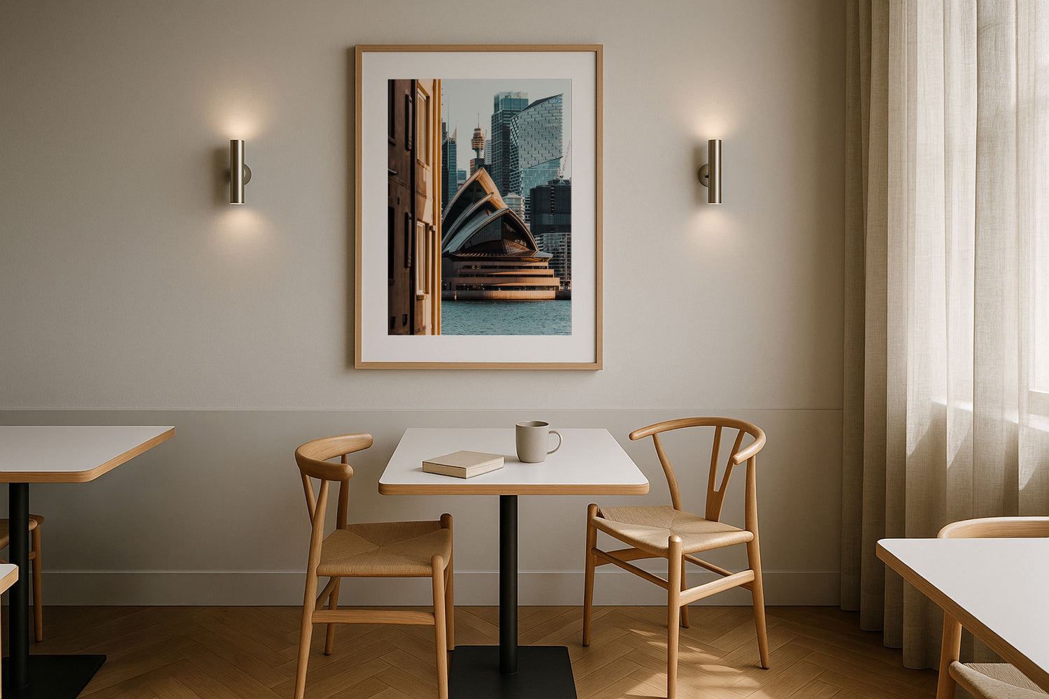 Sydney Opera House 'Hide & Seek' Framed Print - Architecture by Peter Yan Studio