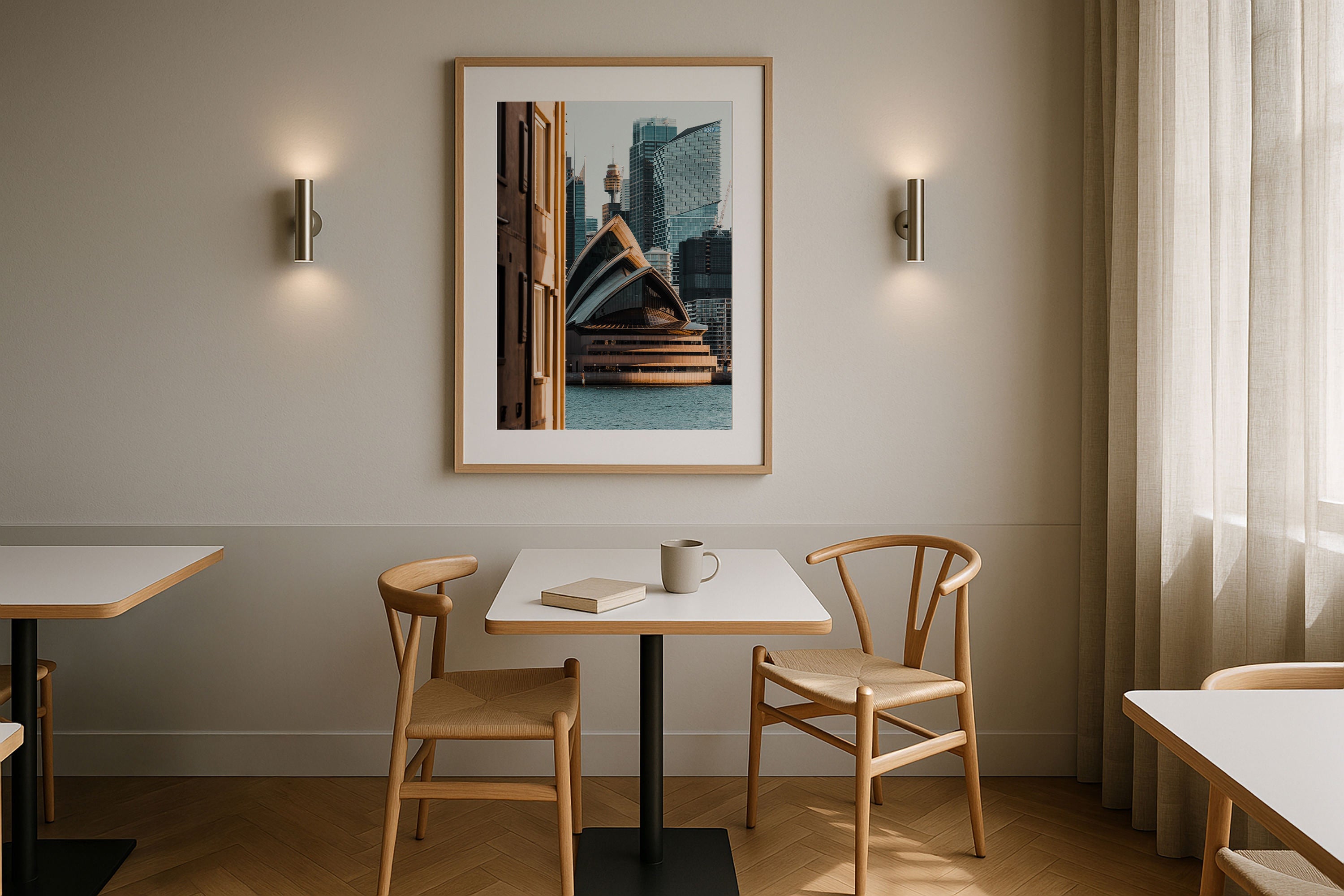 Sydney Opera House 'Hide & Seek' Framed Print - Architecture by Peter Yan Studio