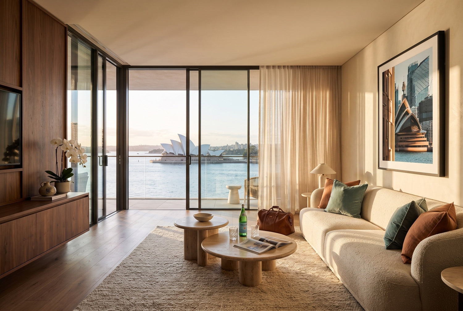Sydney Opera House 'Hide & Seek' Framed Print - Architecture by Peter Yan Studio