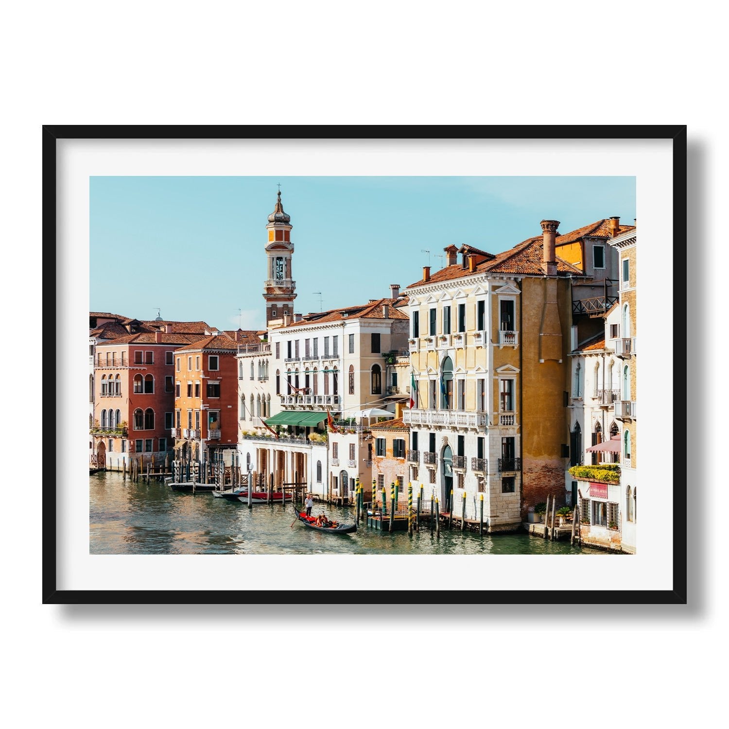 The Grand Canal Venice Framed Print - Architecture by Peter Yan Studio