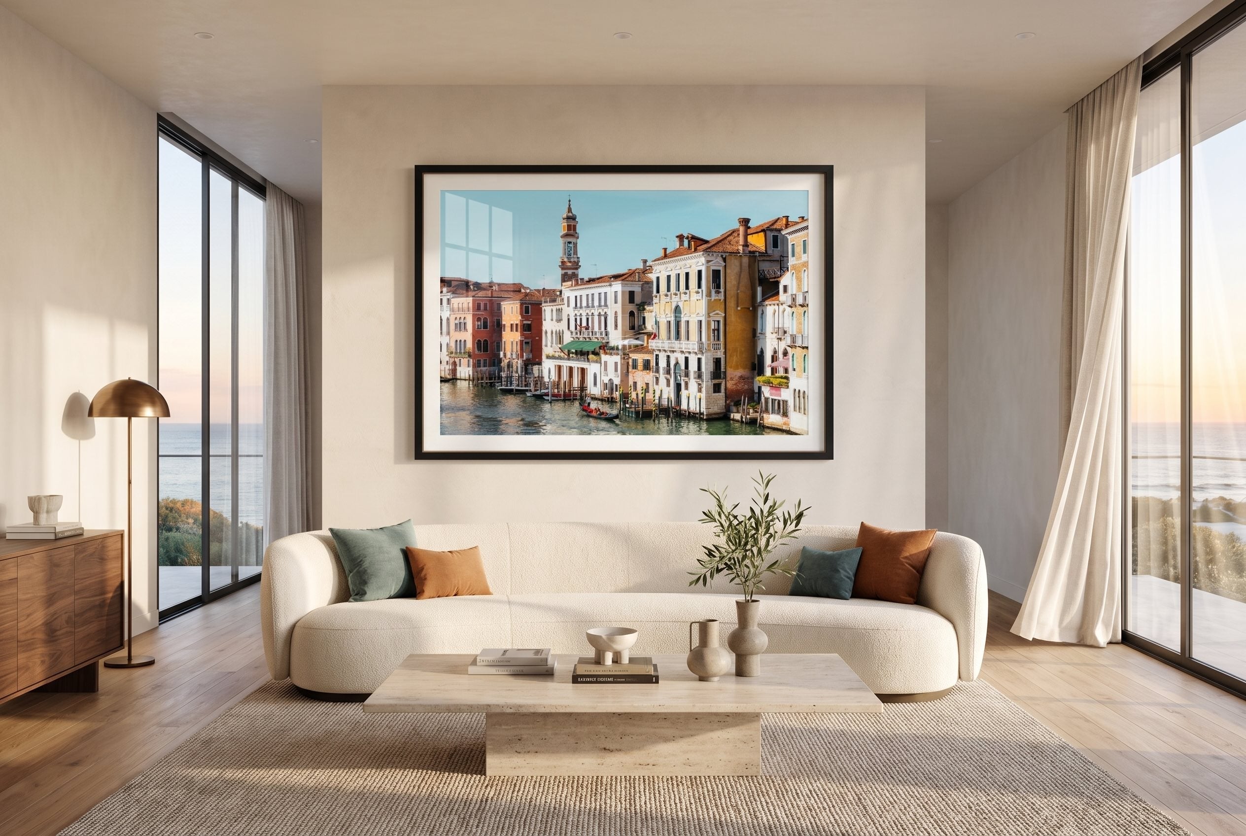The Grand Canal Venice Framed Print - Architecture by Peter Yan Studio