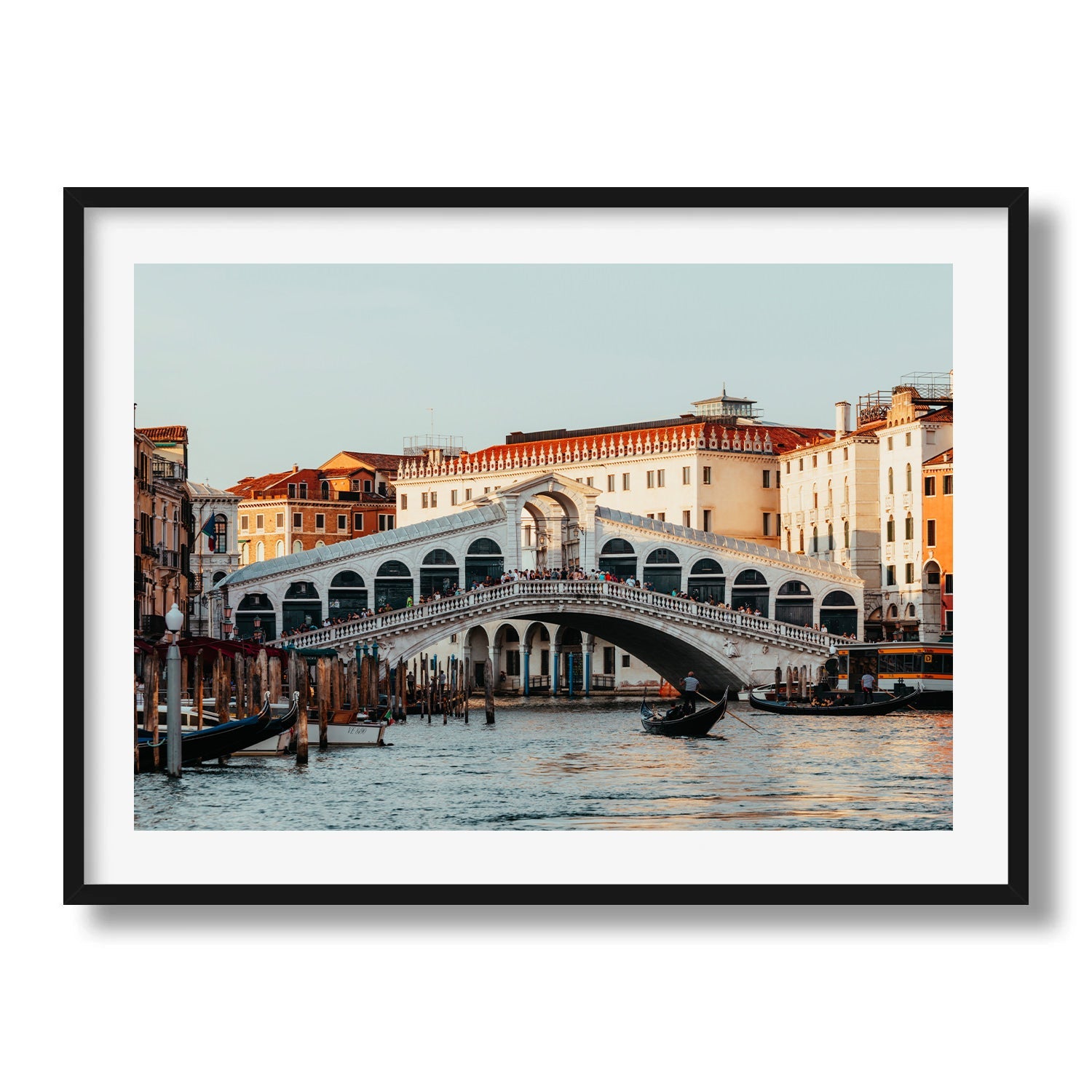 The Grand Canal Venice VI Framed Print - Architecture by Peter Yan Studio