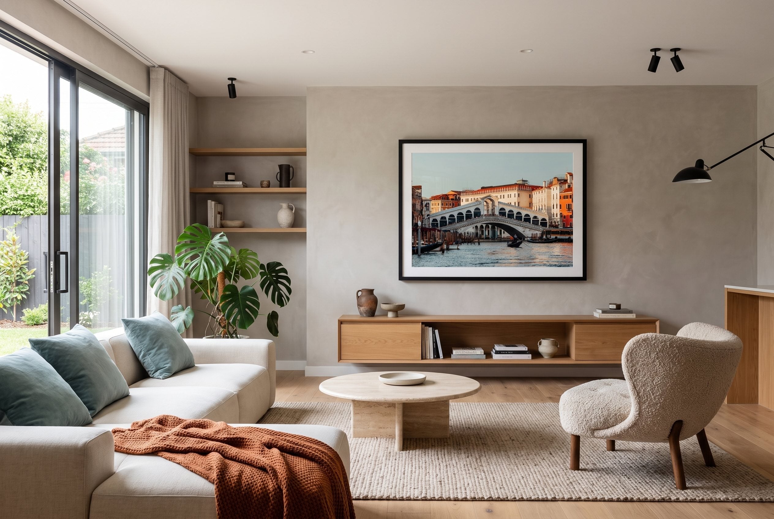 The Grand Canal Venice VI Framed Print - Architecture by Peter Yan Studio