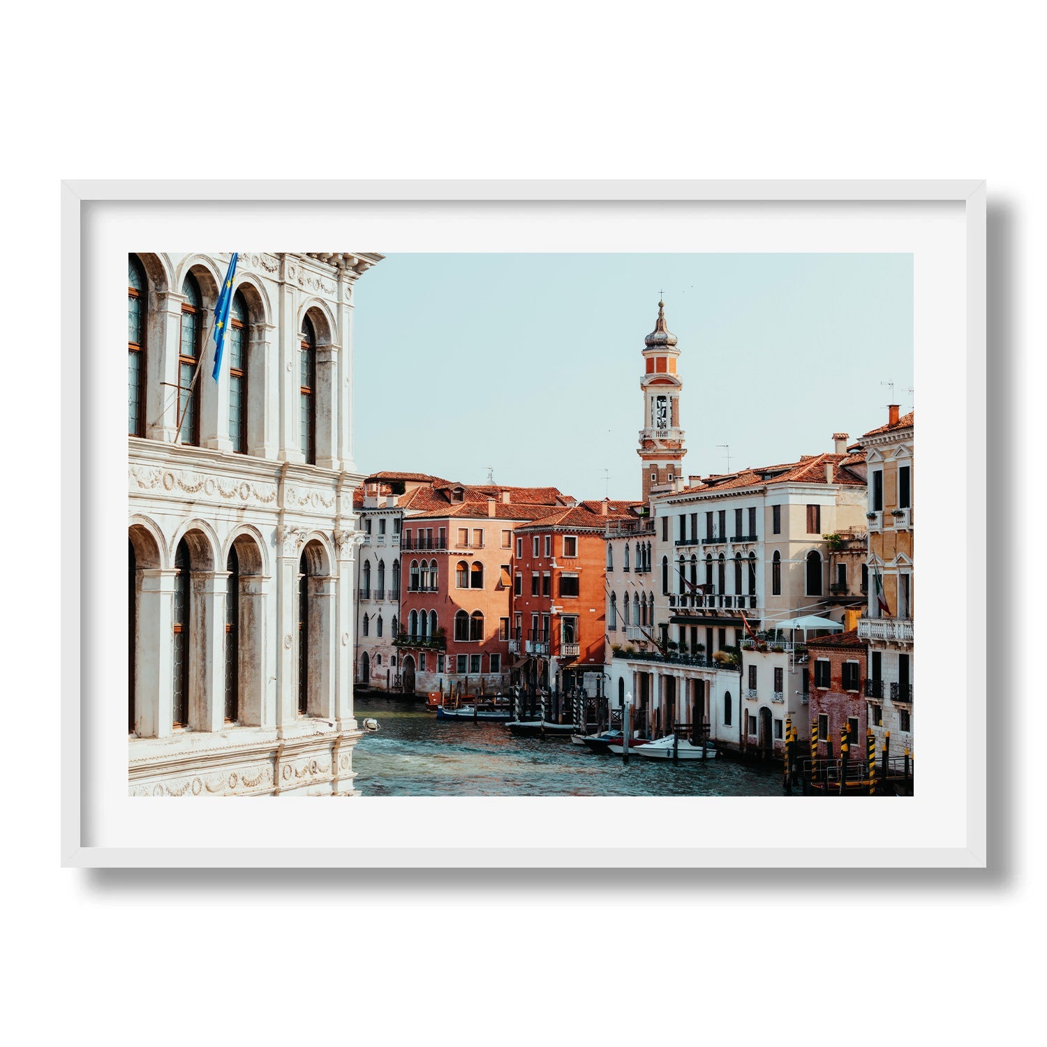 The Grand Canal Venice VIII Framed Print - Architecture by Peter Yan Studio