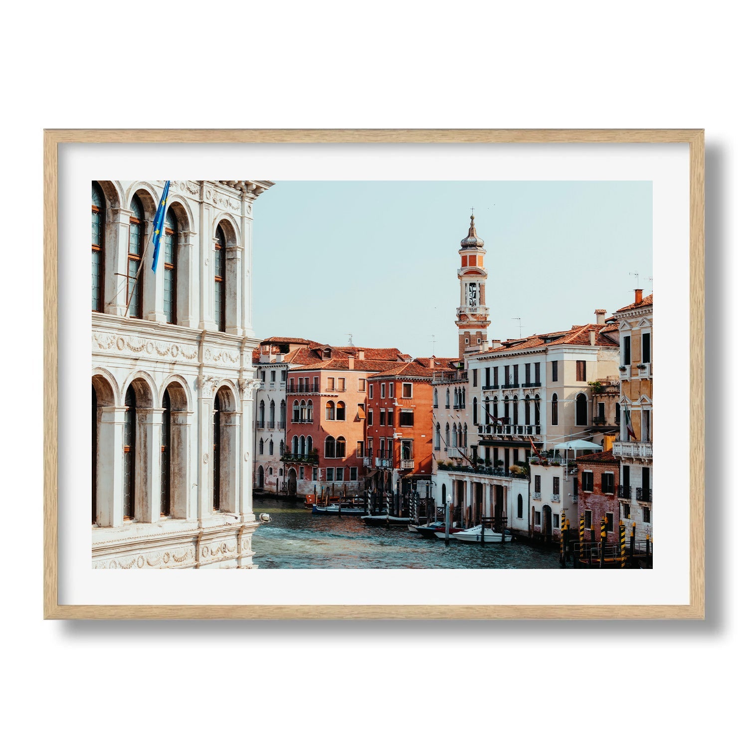 The Grand Canal Venice VIII Framed Print - Architecture by Peter Yan Studio