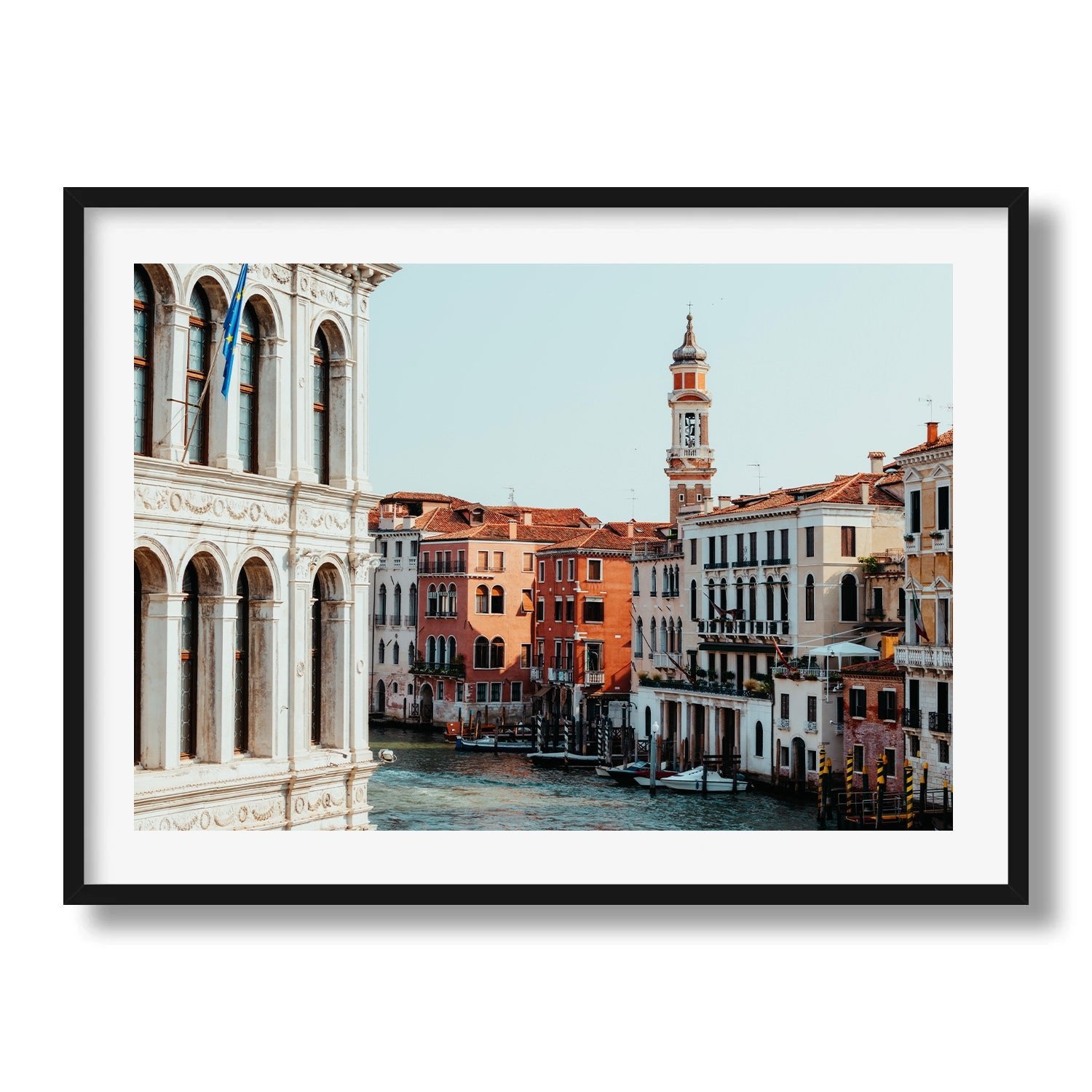 The Grand Canal Venice VIII Framed Print - Architecture by Peter Yan Studio
