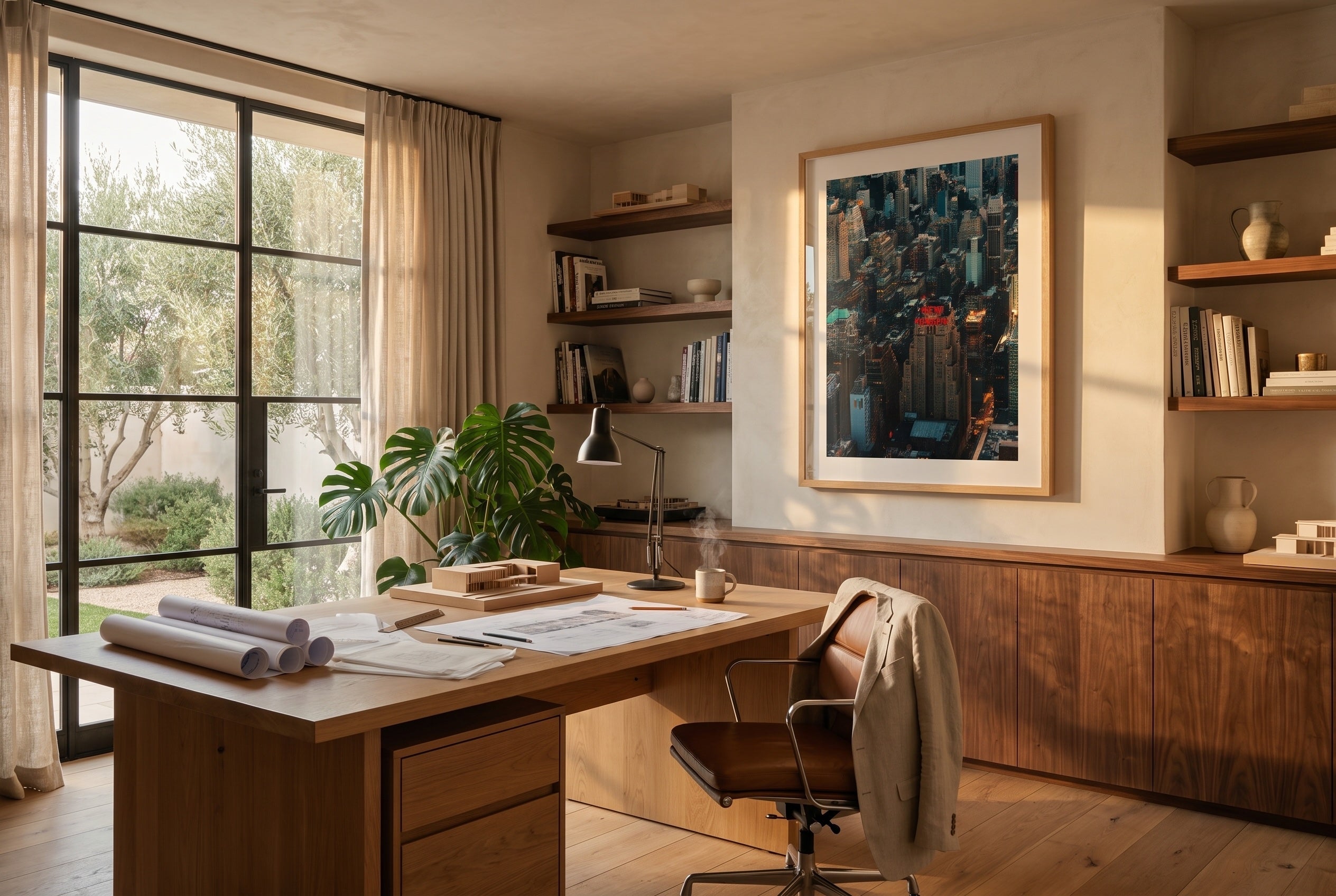 The New Yorker Framed Print - Architecture by Peter Yan Studio