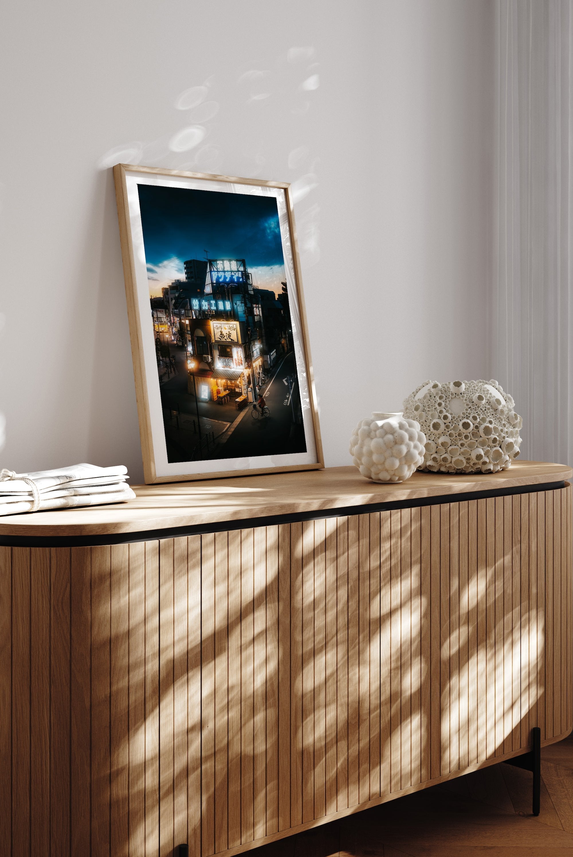 Tokyo Street Glow - Peter Yan Studio Framed Photo Print Wall Art