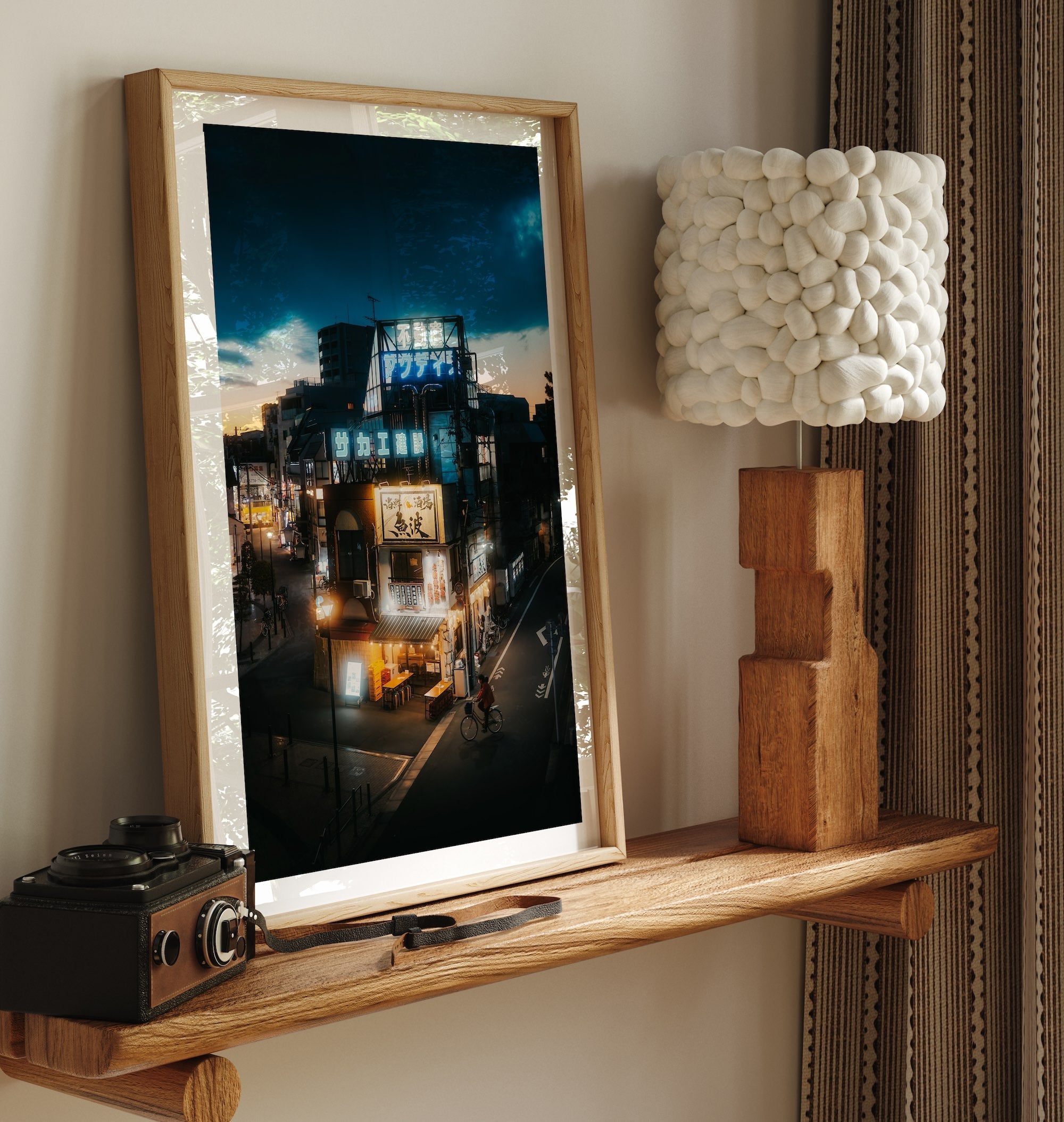 Tokyo Street Glow - Peter Yan Studio Framed Photo Print Wall Art