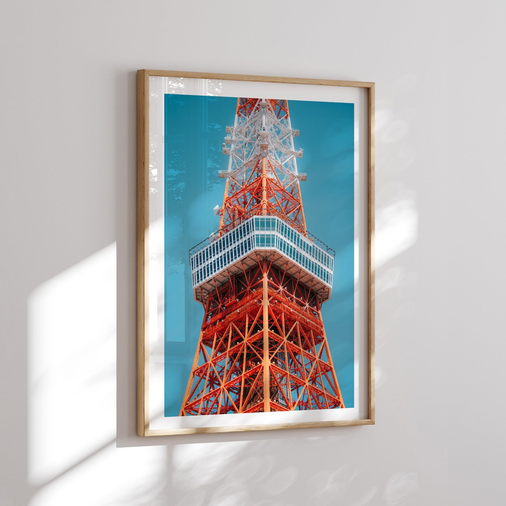 Tokyo Tower I Framed Print - Architecture by Peter Yan Studio