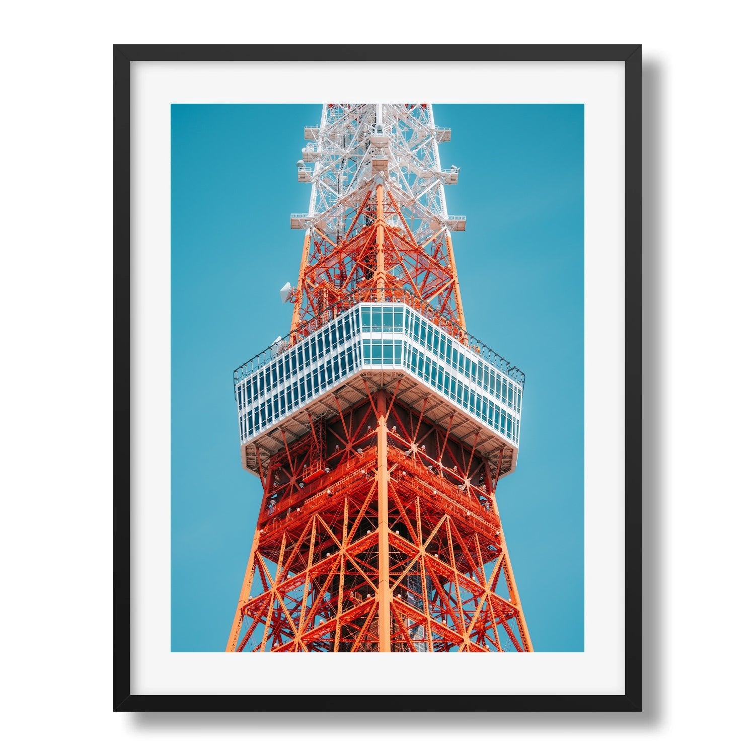 Tokyo Tower I Framed Print - Architecture by Peter Yan Studio