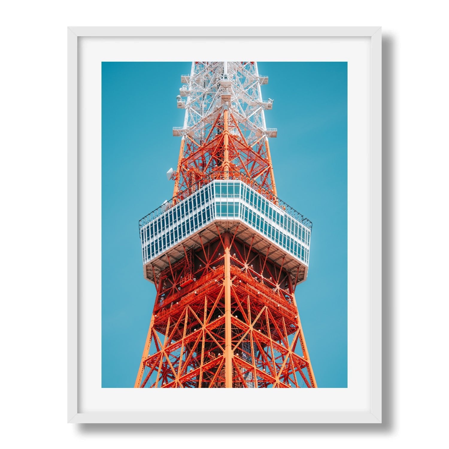 Tokyo Tower I Framed Print - Architecture by Peter Yan Studio