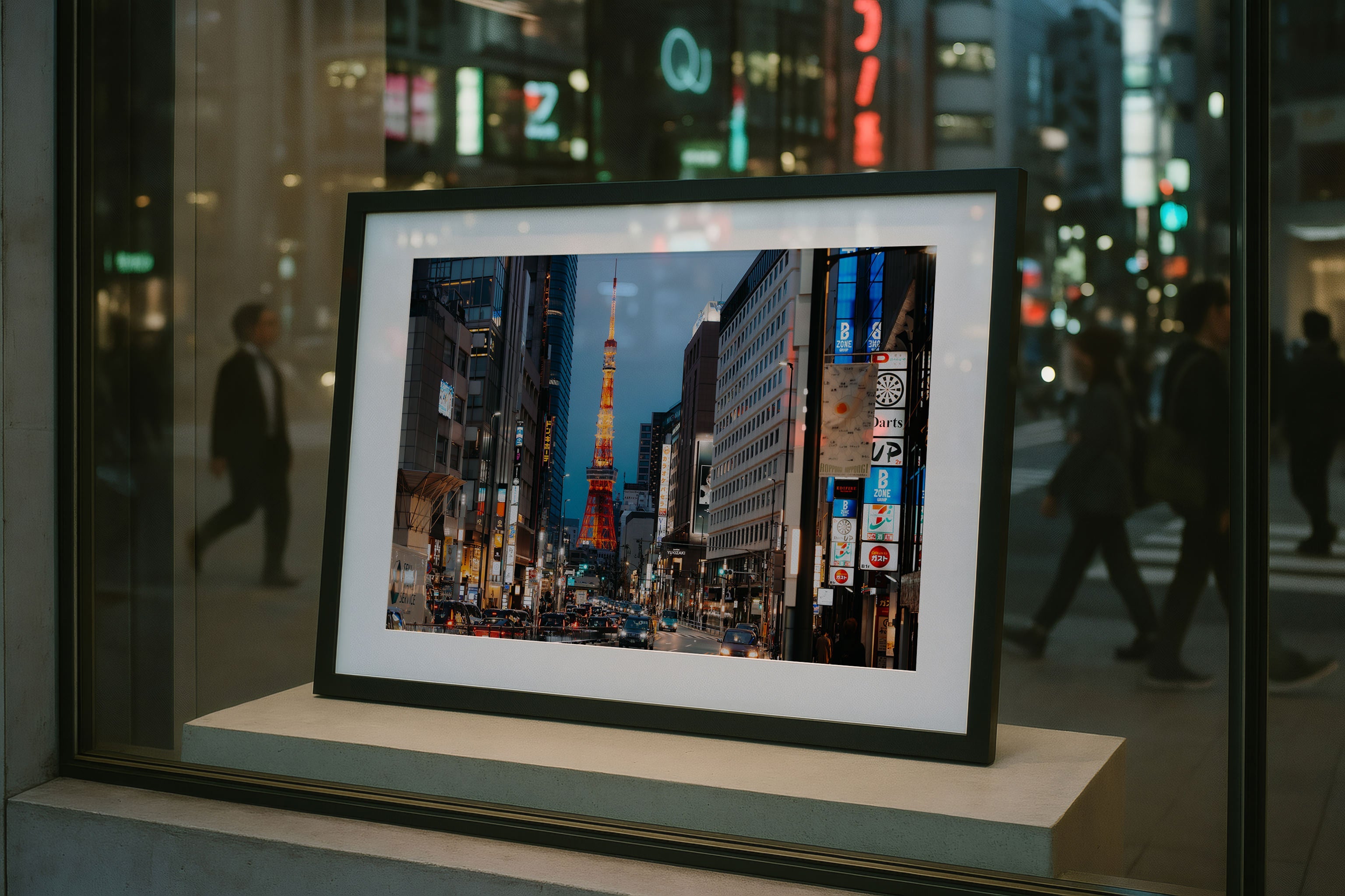 Tokyo Tower Roppongi Framed Print - Architecture by Peter Yan Studio