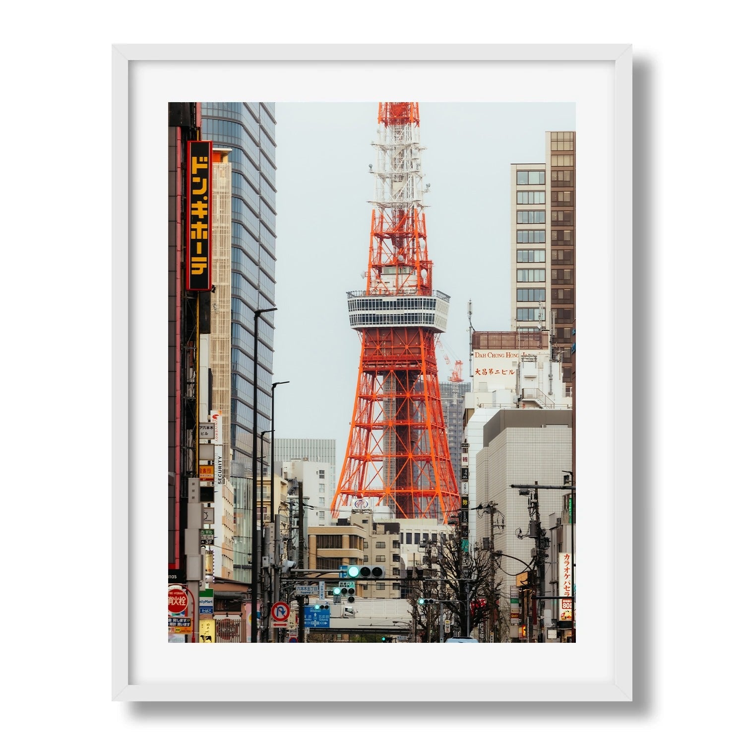 Tokyo Tower Roppongi Street - Peter Yan Studio Framed Photo Print Wall Art