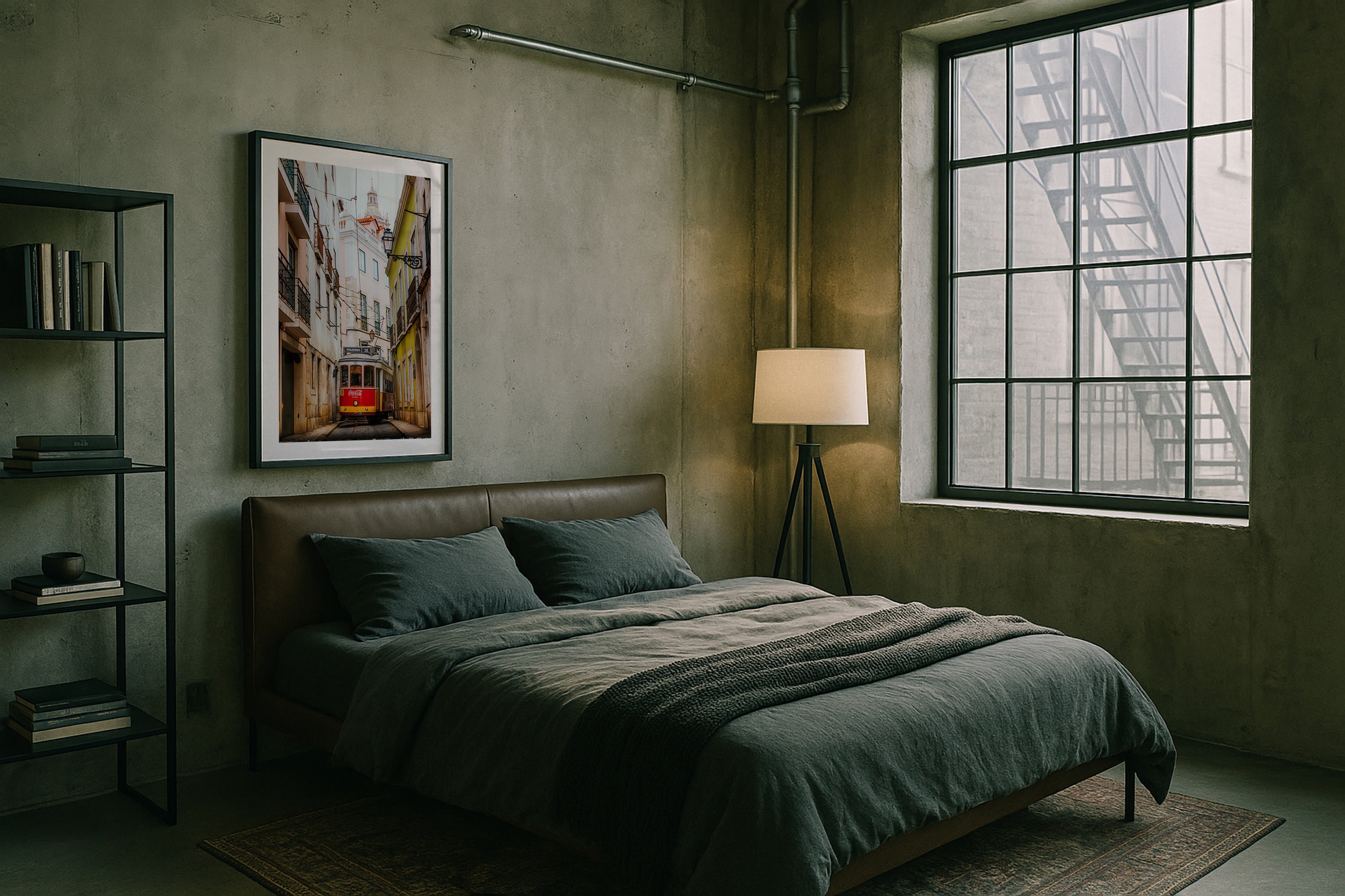 Trams Of Lisbon Series I Framed Print - Architecture by Peter Yan Studio