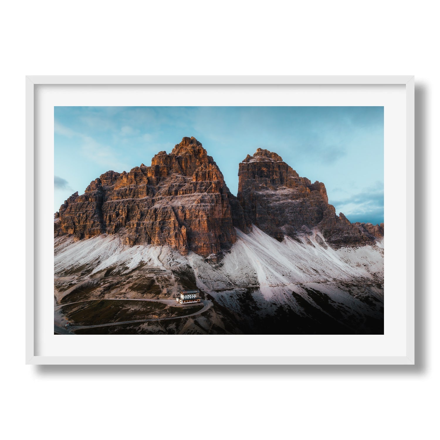 Tre Cime di Lavaredo Framed Print - Dolomites by Peter Yan Studio