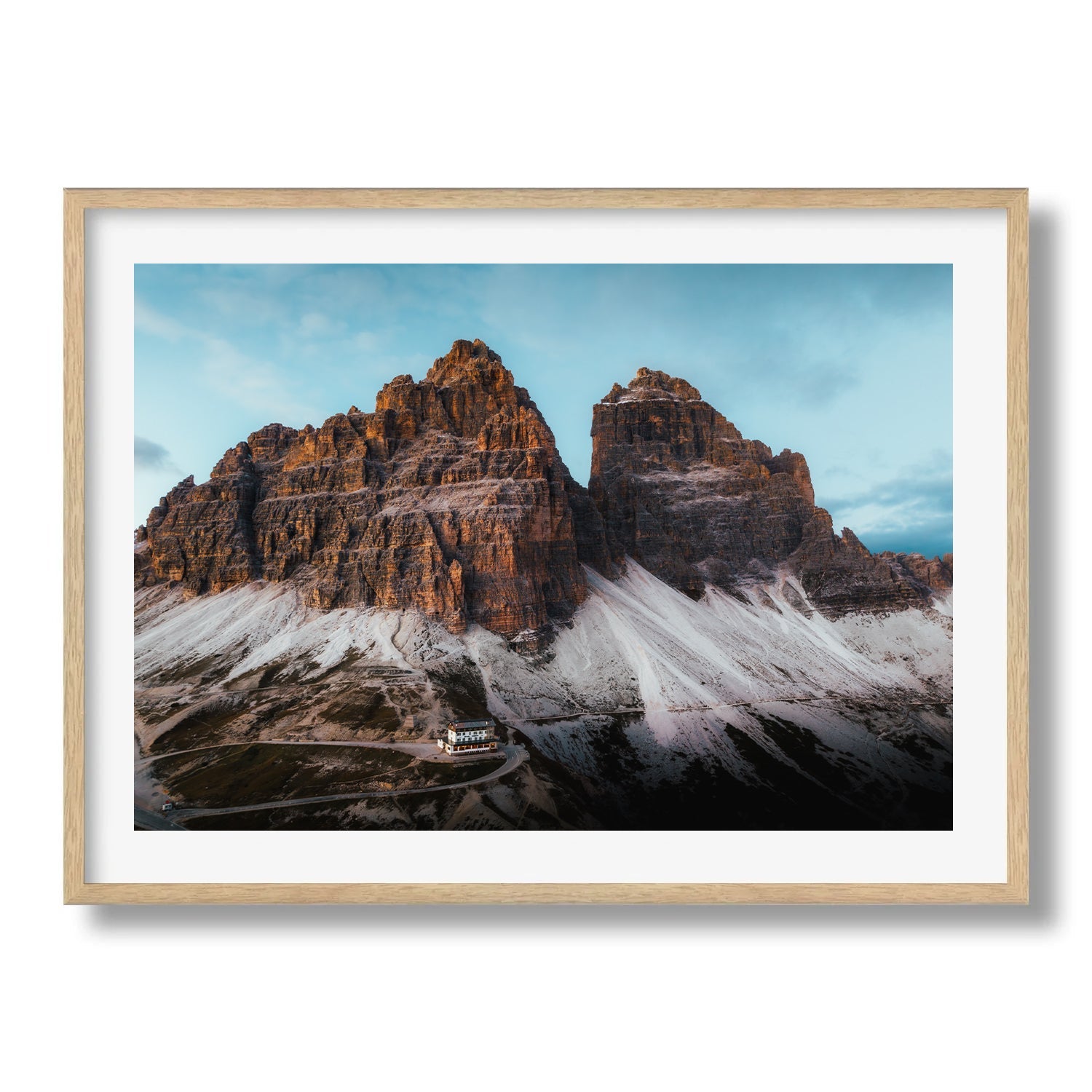 Tre Cime di Lavaredo Framed Print - Dolomites by Peter Yan Studio
