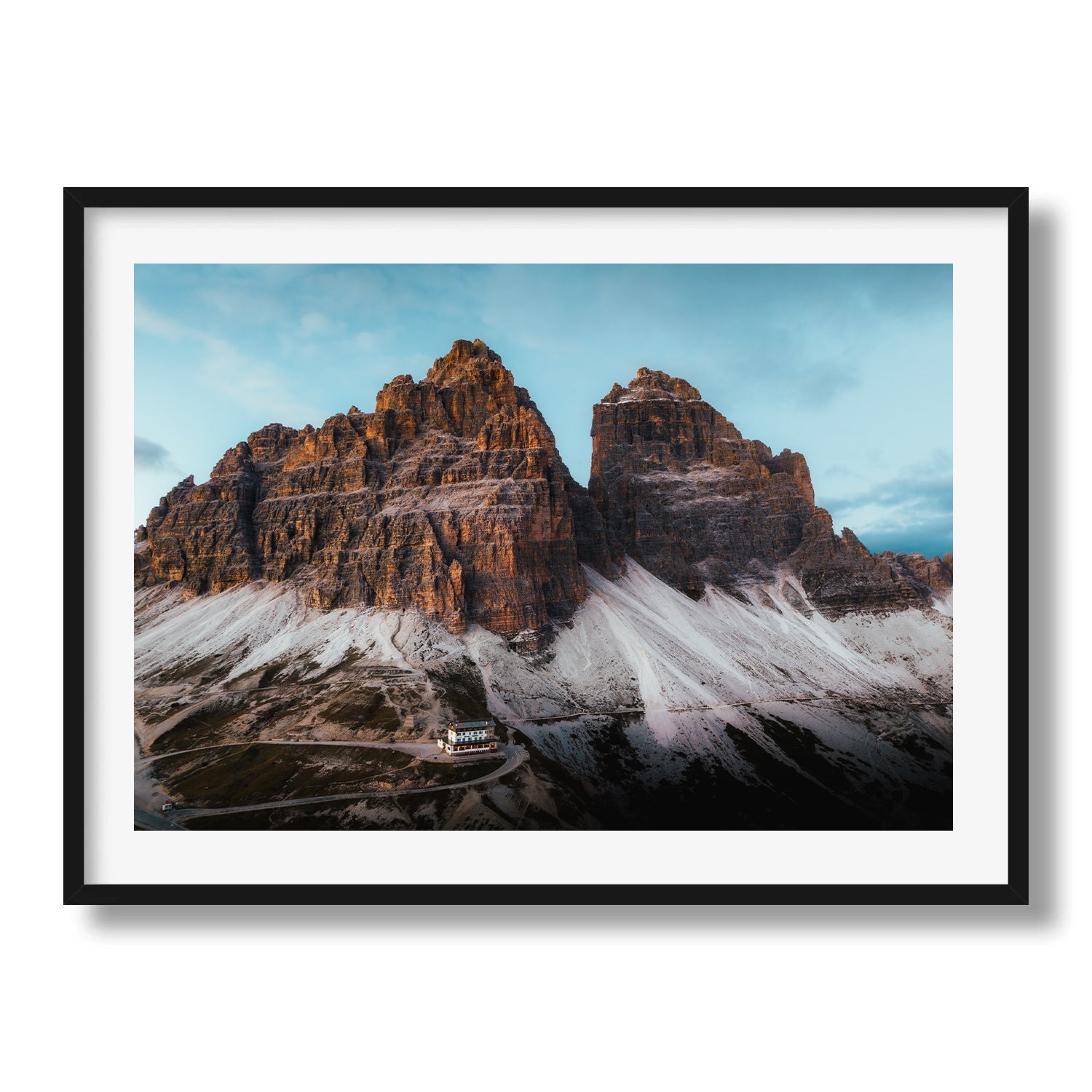 Tre Cime di Lavaredo Framed Print - Dolomites by Peter Yan Studio