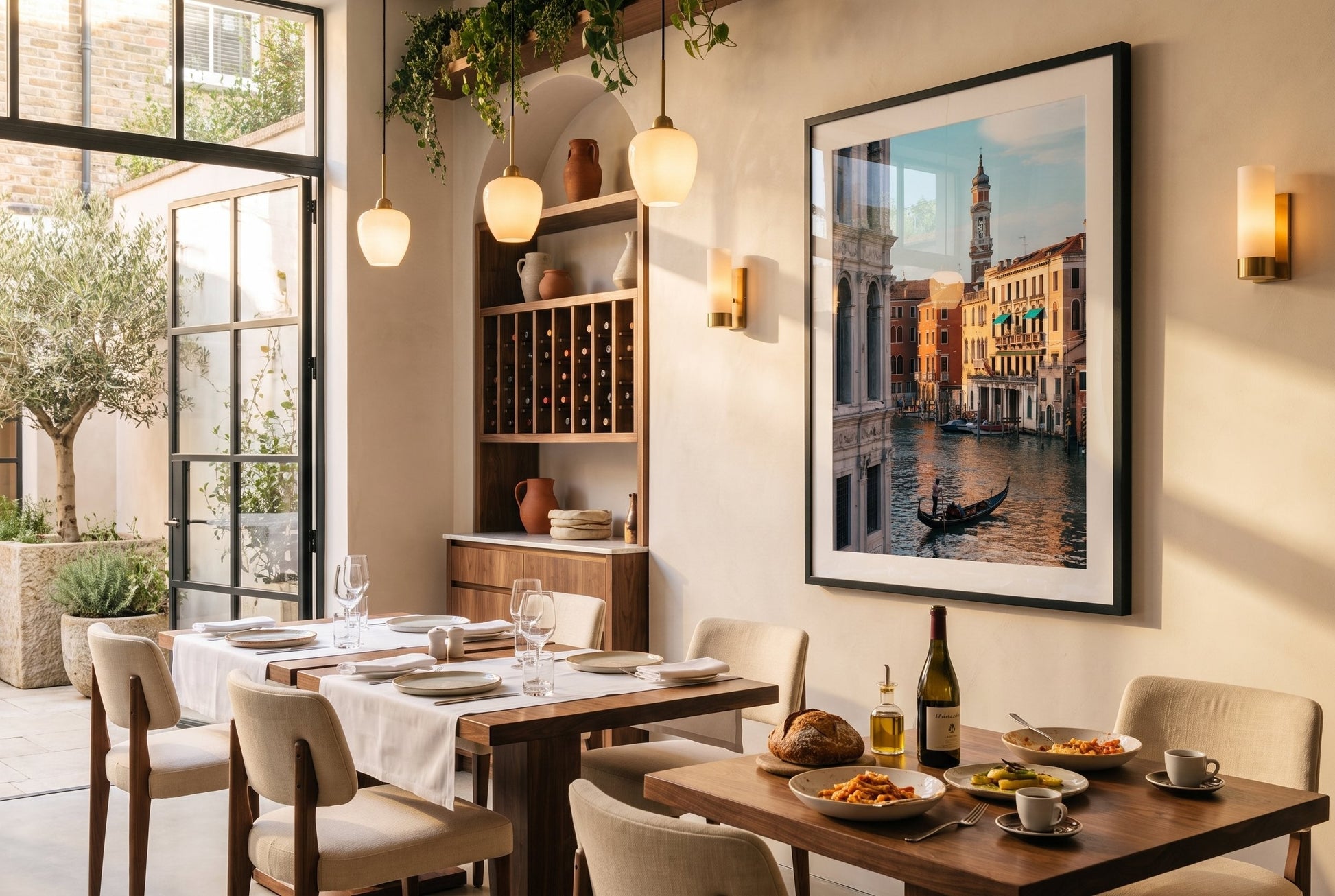 Venice Street Series 5 Framed Print - Architecture by Peter Yan Studio
