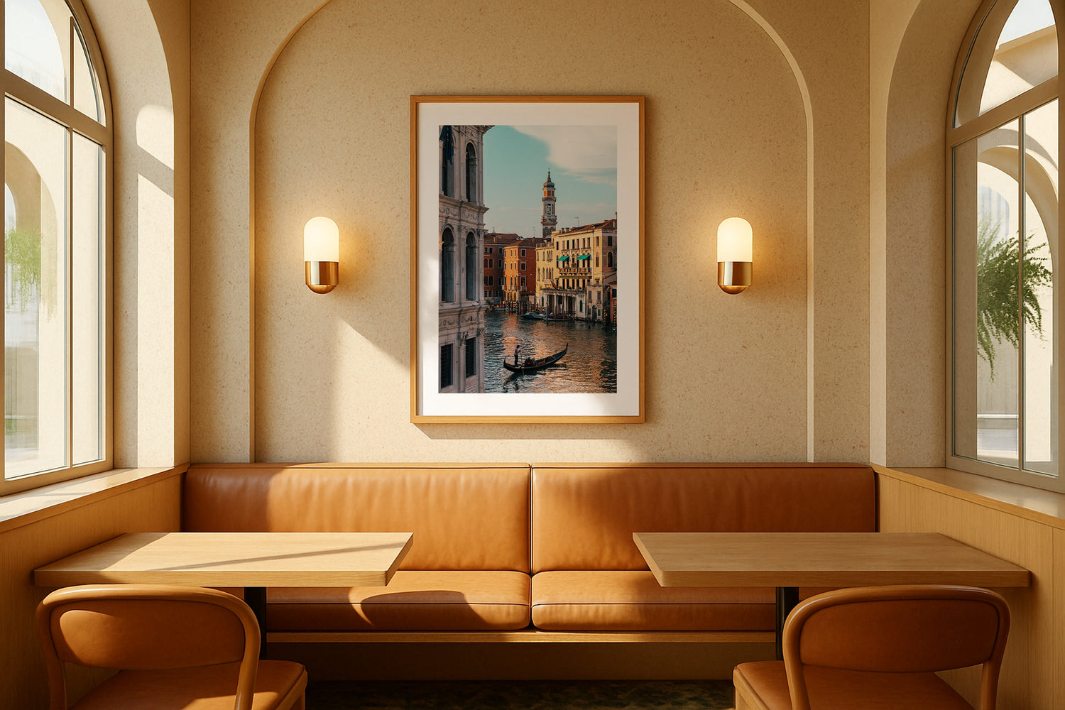 Venice Street Series 5 Framed Print - Architecture by Peter Yan Studio