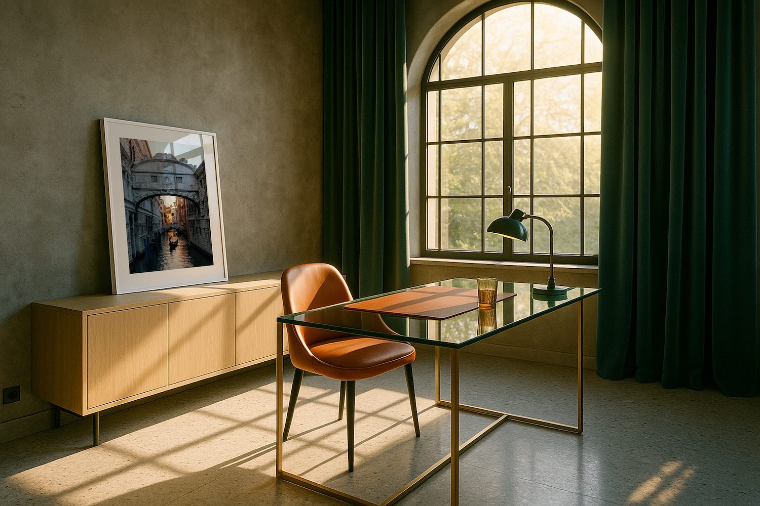 Venice Street Series 9 - Peter Yan Studio Framed Photo Print Wall Art