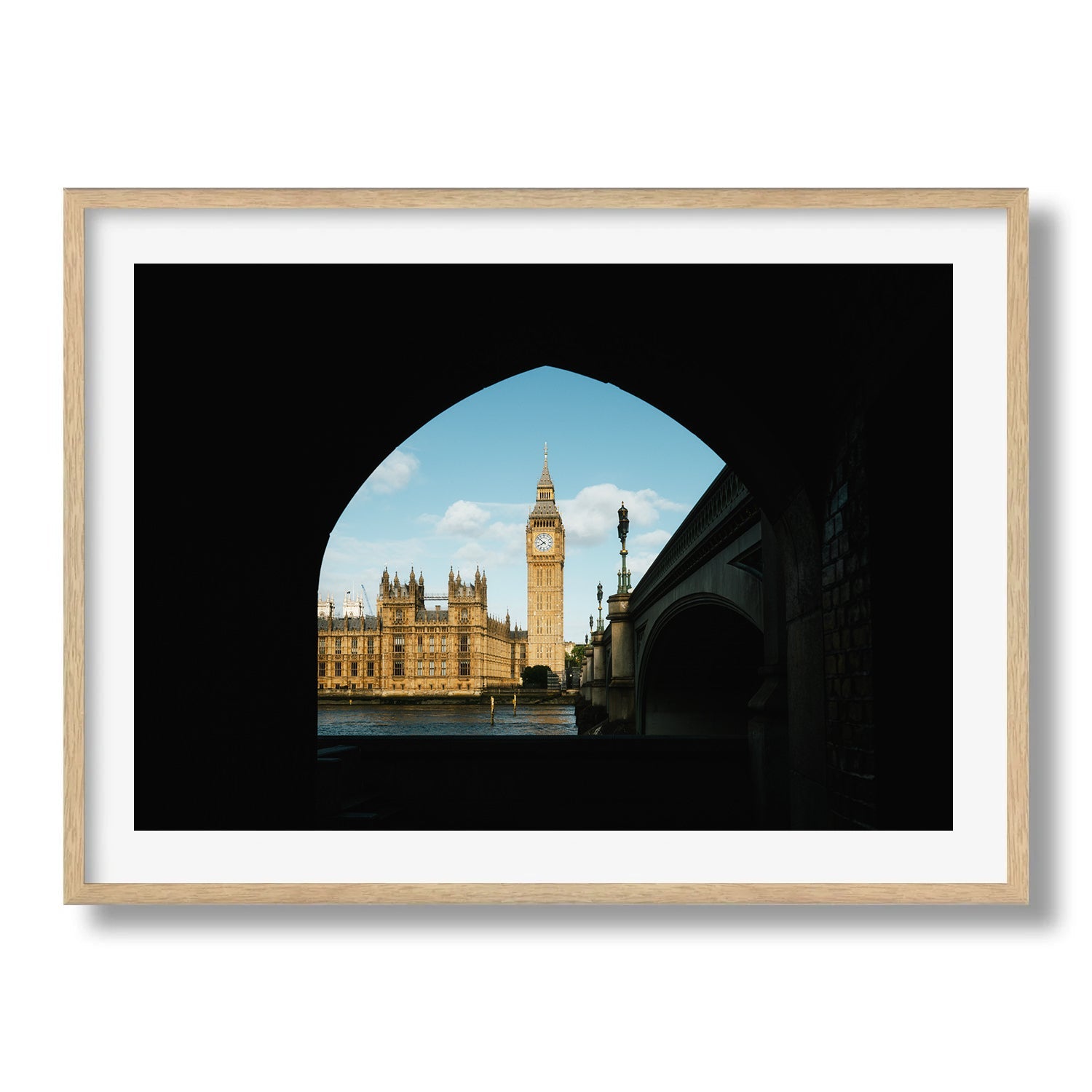 Westminster Through the Arch Framed Print - Architecture by Peter Yan Studio