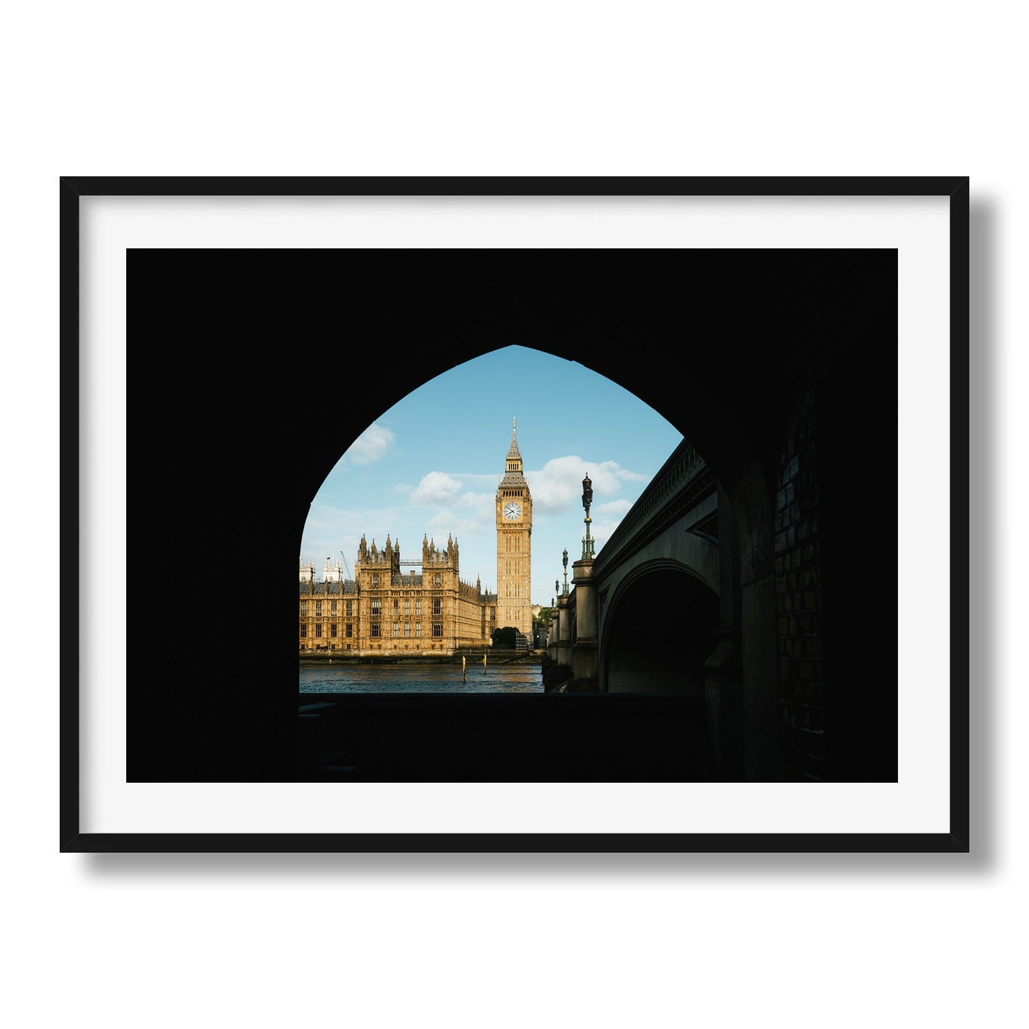 Westminster Through the Arch Framed Print - Architecture by Peter Yan Studio