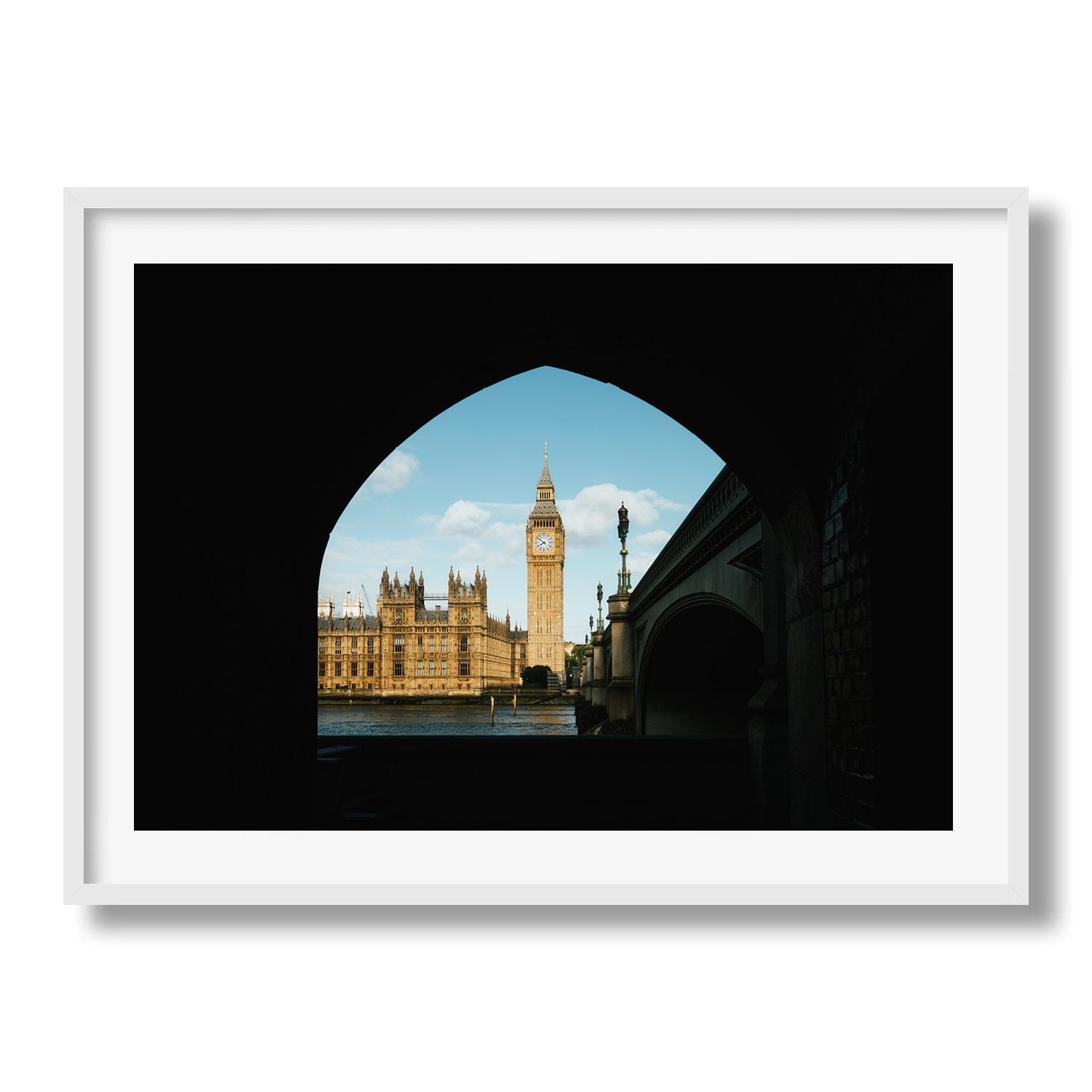 Westminster Through the Arch Framed Print - Architecture by Peter Yan Studio