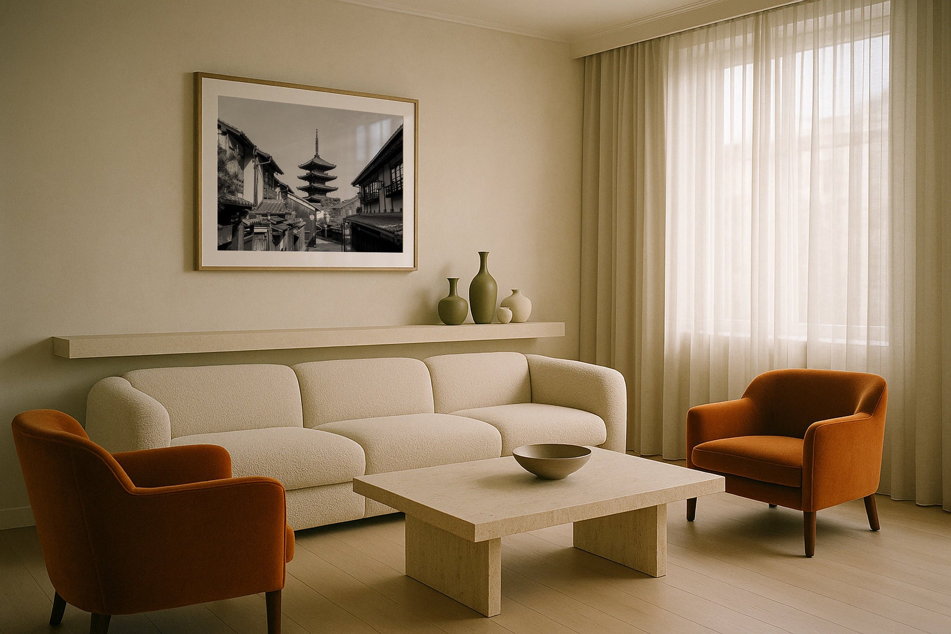 Yasaka Pagoda Black and White Framed Print - Architecture by Peter Yan Studio