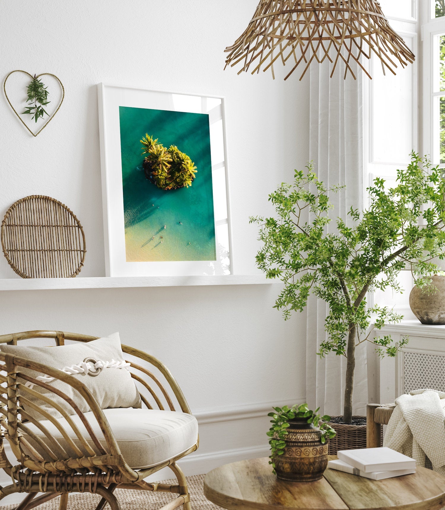 A Little Island in Hawaii - Peter Yan Studio Framed Photo Print Wall Art