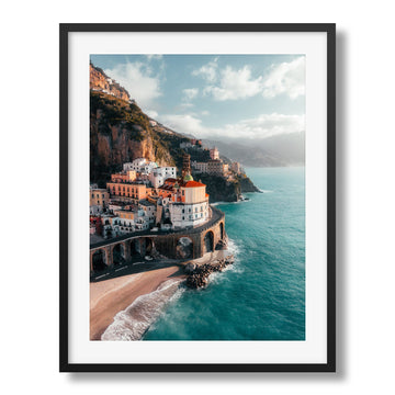 Atrani Sunrise, Amalfi Coast - Peter Yan Studio Framed Photo Print Wall Art