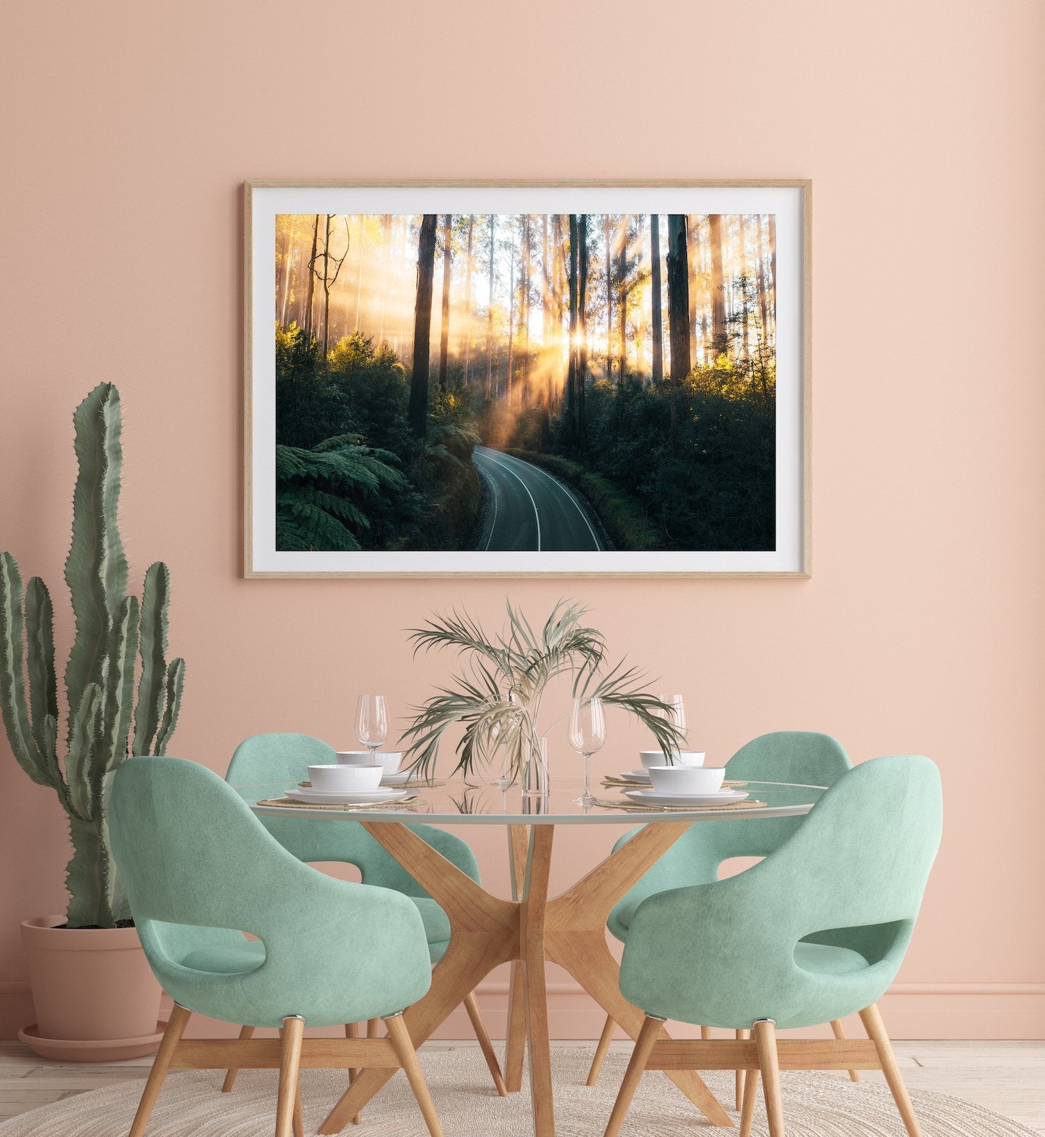 Australian Forest Sun Rays | Premium Framed Print - Peter Yan Studio