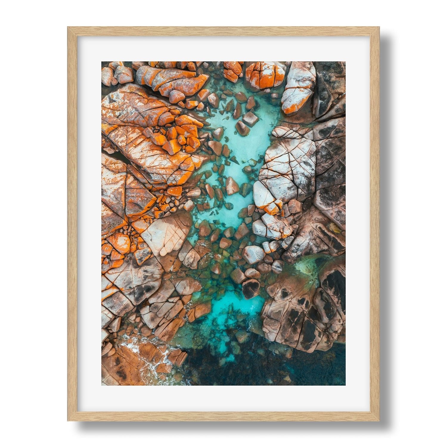 Bay Of Fires Tasmania I - Peter Yan Studio Framed Photo Print Wall Art