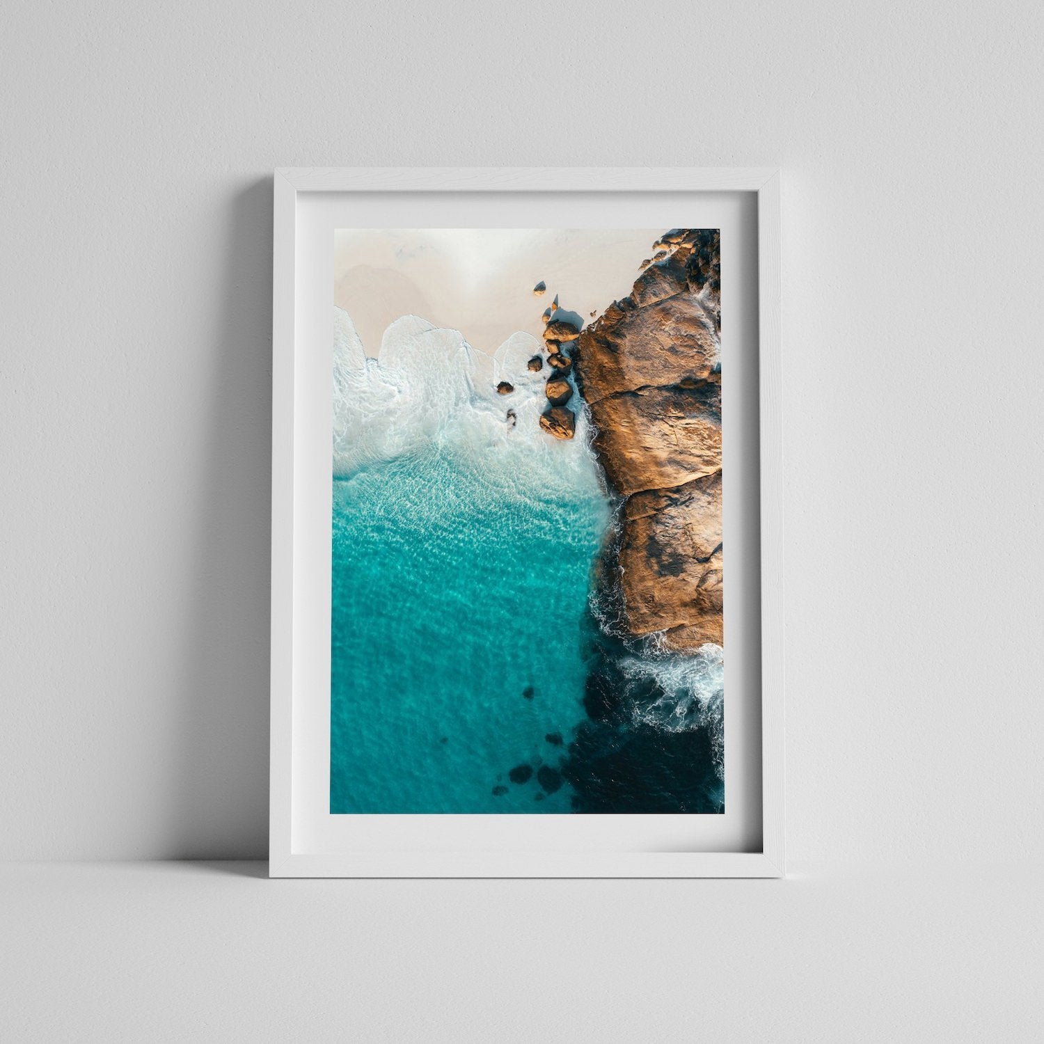 Blue Waters of Little Beach, Western Australia - Peter Yan Studio Framed Photo Print Wall Art