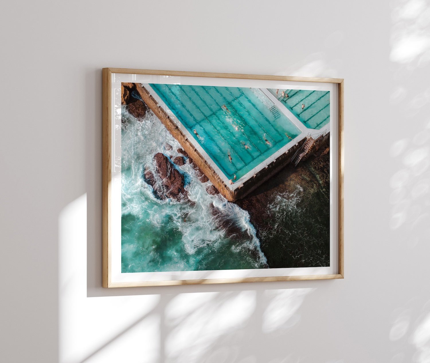Bondi Beach Icebergs Morning I - Peter Yan Studio Framed Photo Print Wall Art