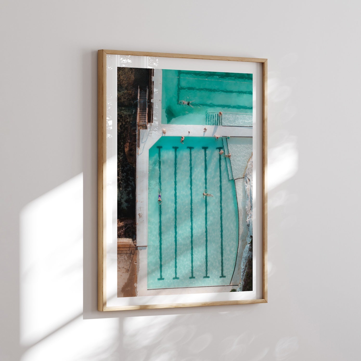 Bondi Beach Icebergs Morning II - Peter Yan Studio Framed Photo Print Wall Art