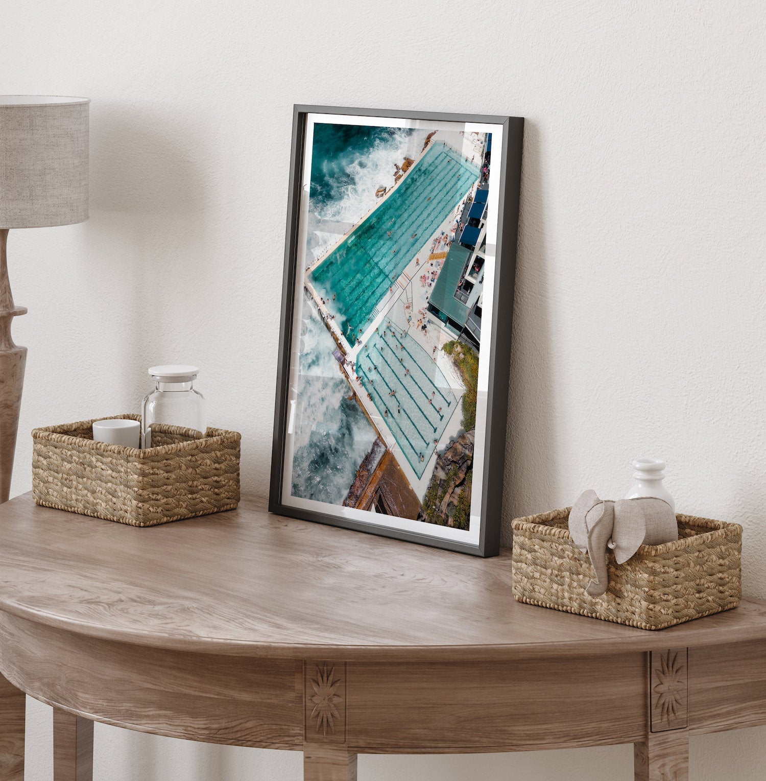 Bondi Beach Icebergs Pool Summer Day II - Peter Yan Studio Framed Photo Print Wall Art