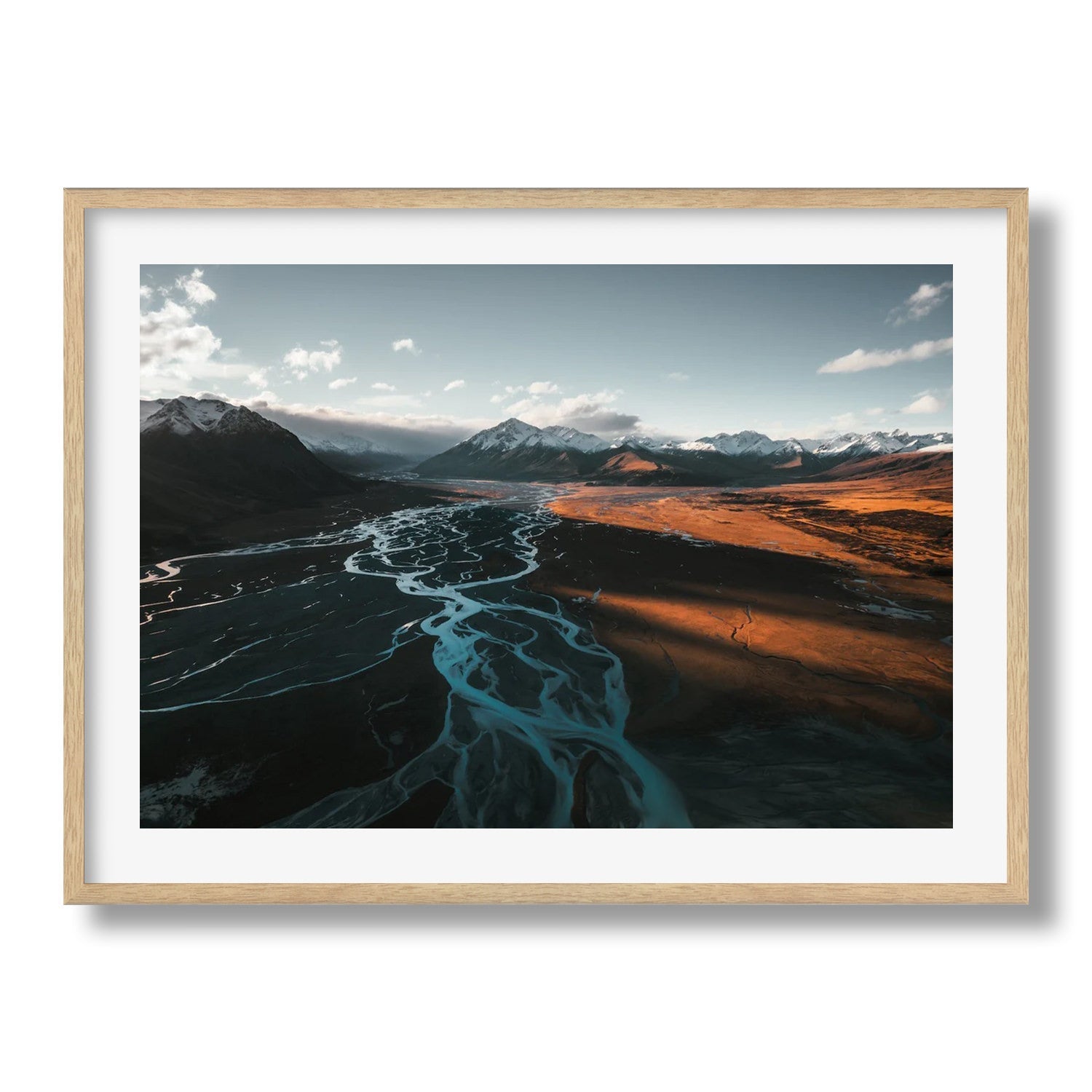Braided Riverbed - Peter Yan Studio Framed Photo Print Wall Art