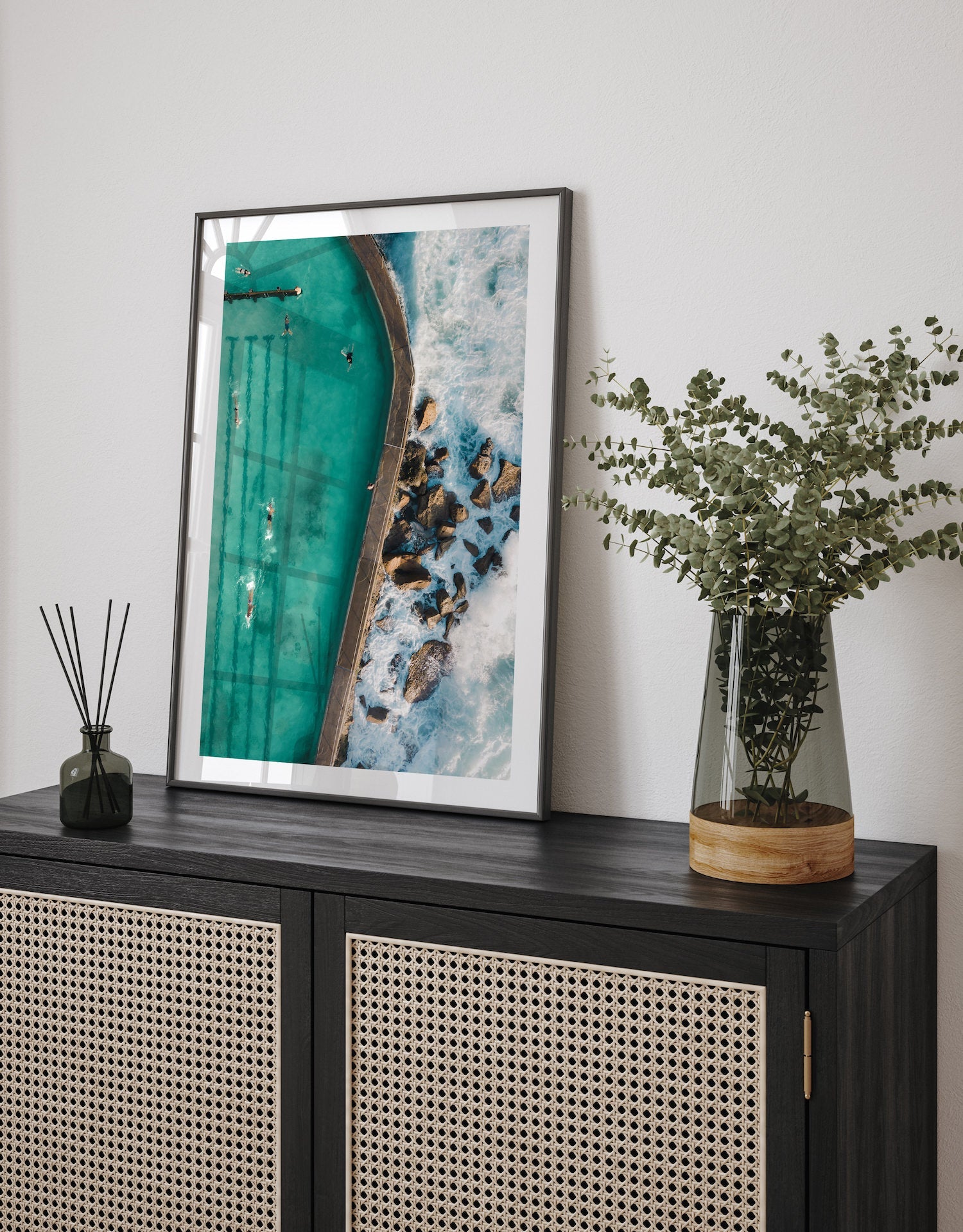 Bronte Beach Rock Pool III - Peter Yan Studio Framed Photo Print Wall Art