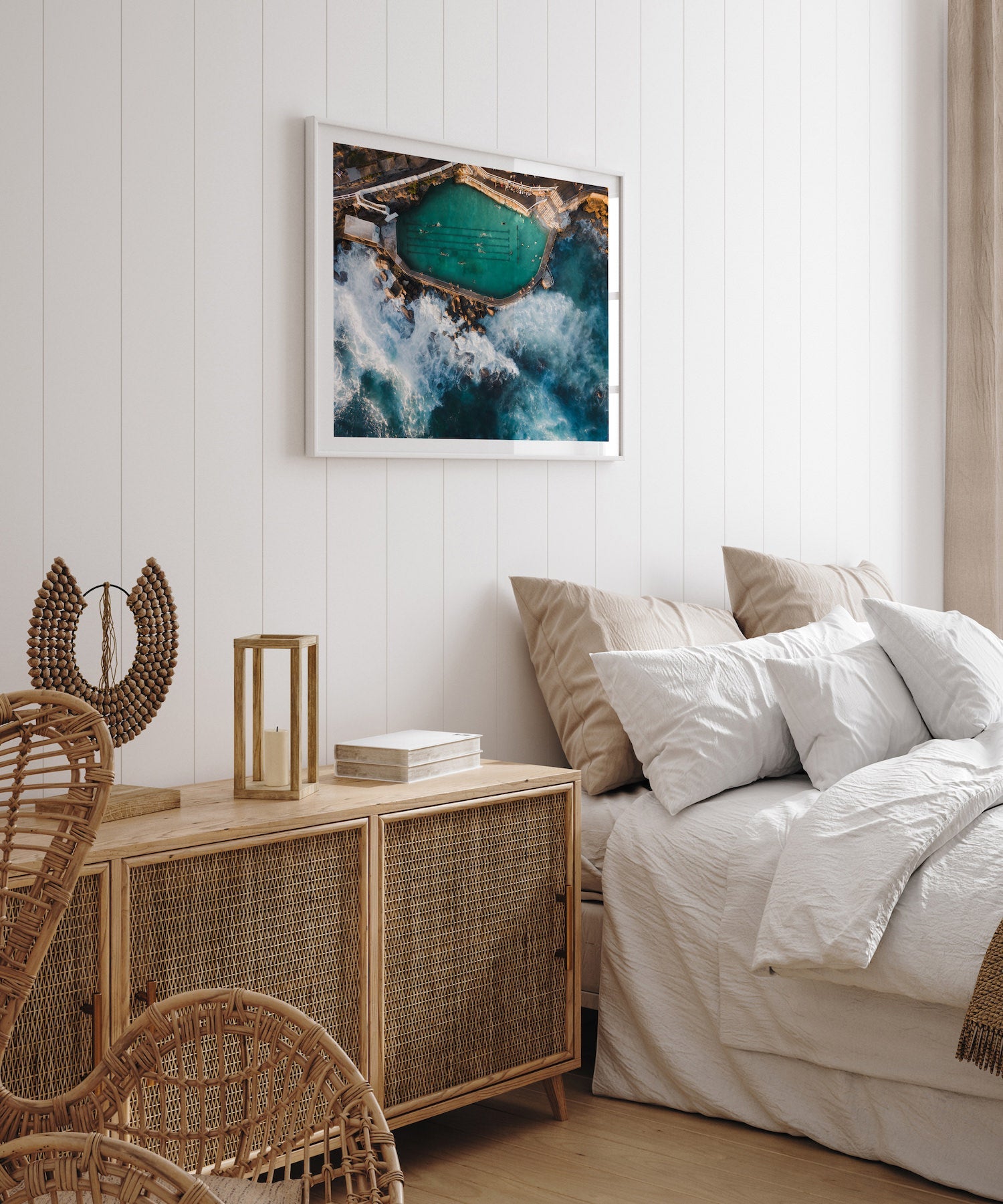 Bronte Beach Rock Pool IV - Peter Yan Studio Framed Photo Print Wall Art