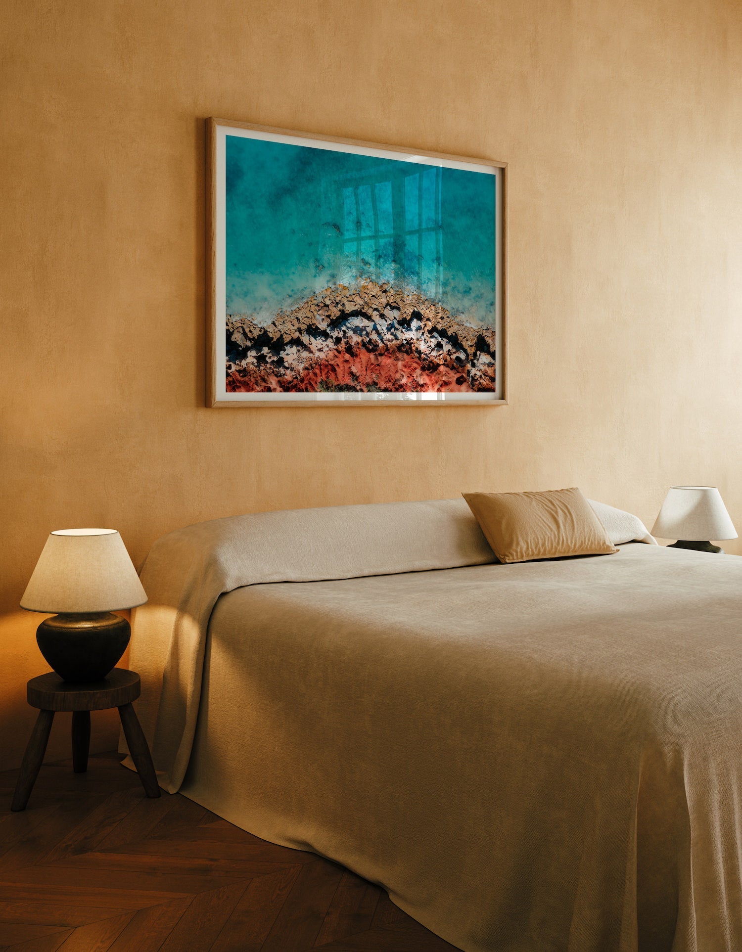 Broome Ocean Rocks - Peter Yan Studio Framed Photo Print Wall Art
