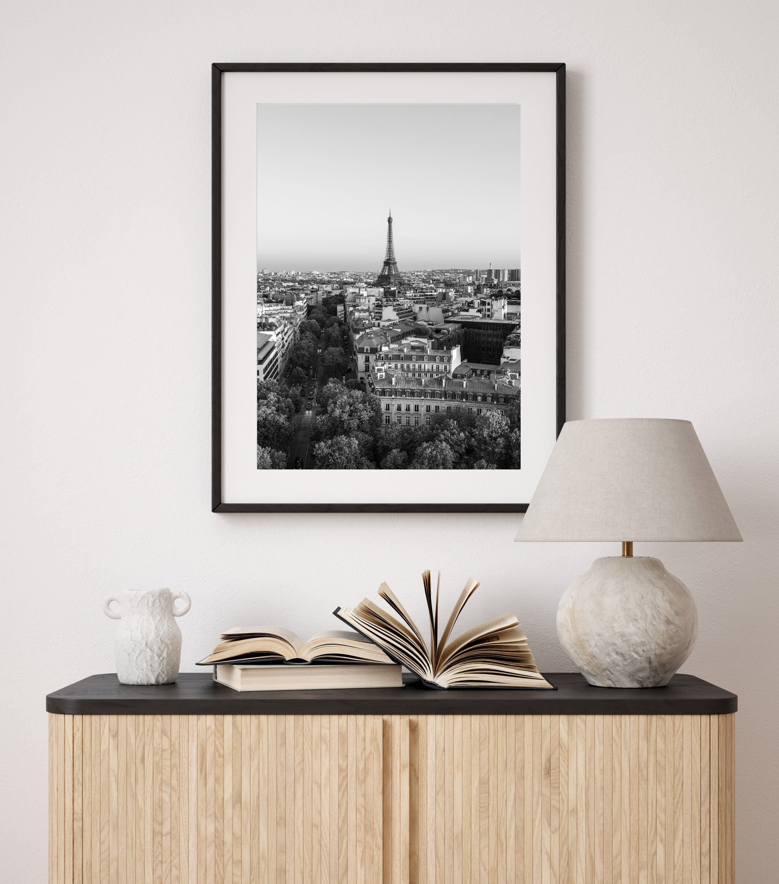 City of Love - Paris in Black & White - Peter Yan Studio Framed Photo Print Wall Art