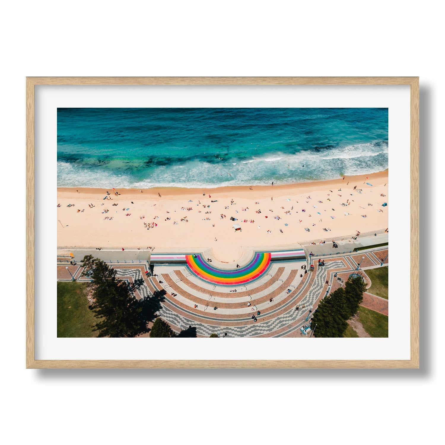 Coogee Beach Summer Day II - Peter Yan Studio Framed Photo Print Wall Art