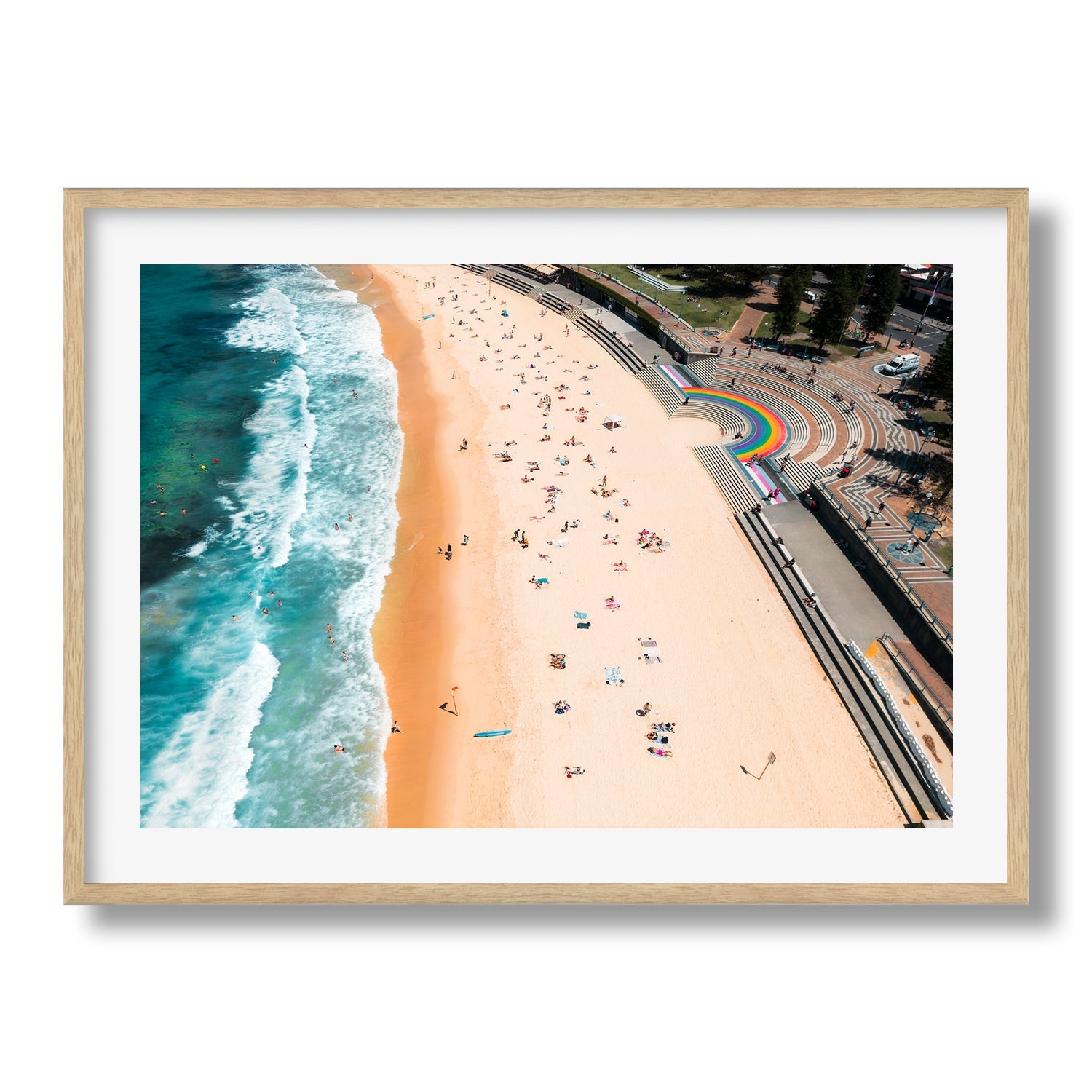 Coogee Beach Summer Day III - Peter Yan Studio Framed Photo Print Wall Art