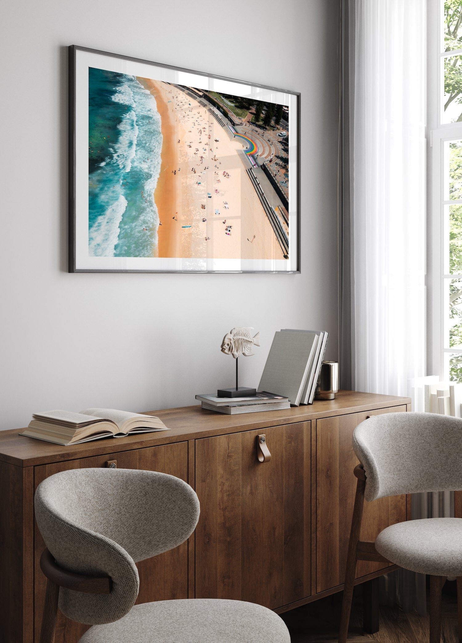 Coogee Beach Summer Day III - Peter Yan Studio Framed Photo Print Wall Art