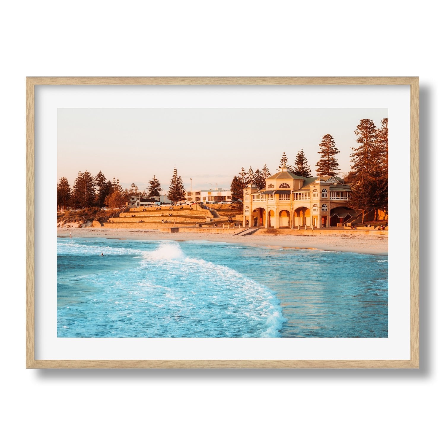Cottesloe Beach Sunset Perth I - Peter Yan Studio Framed Photo Print Wall Art