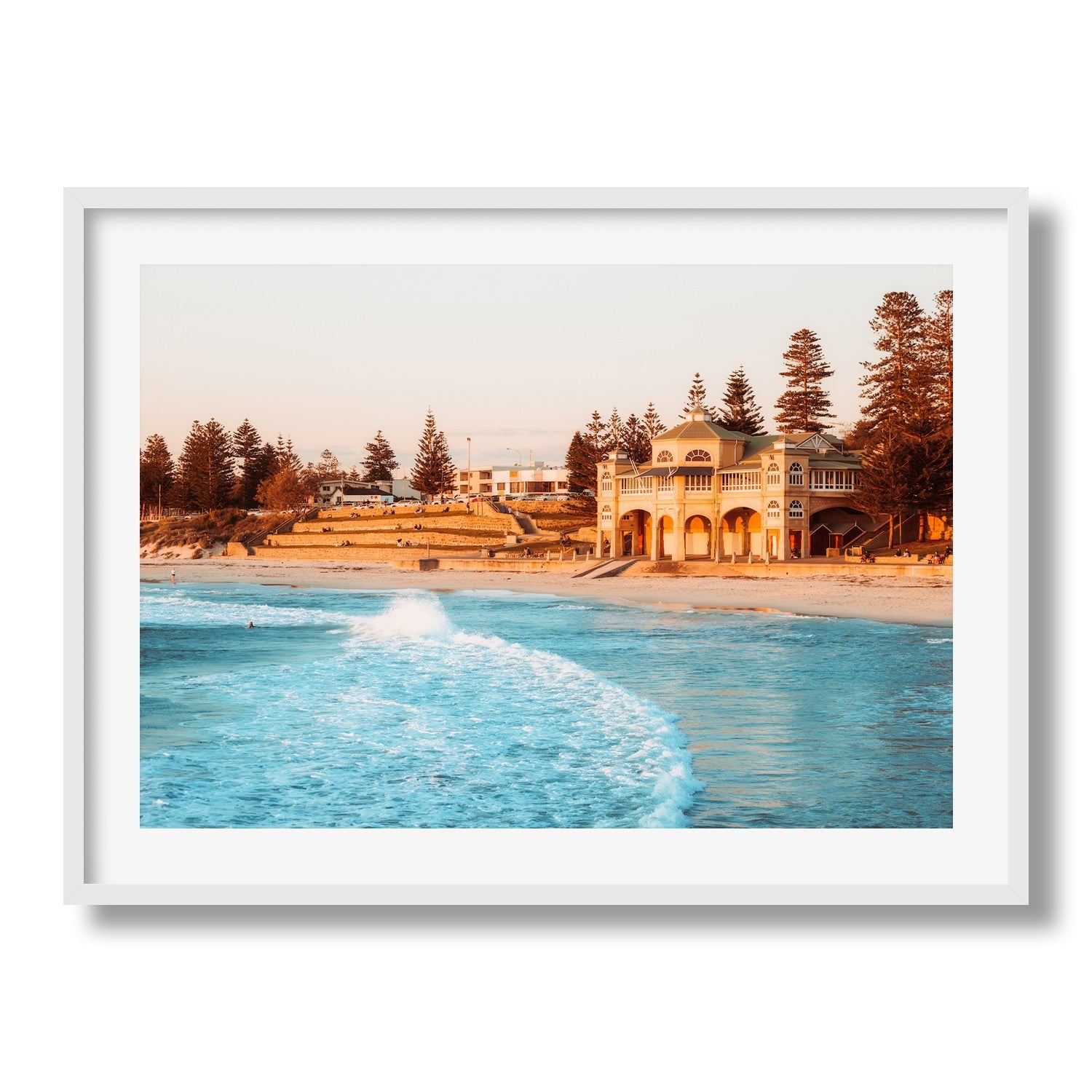 Cottesloe Beach Sunset Perth I Framed Print - Architecture by Peter Yan Studio