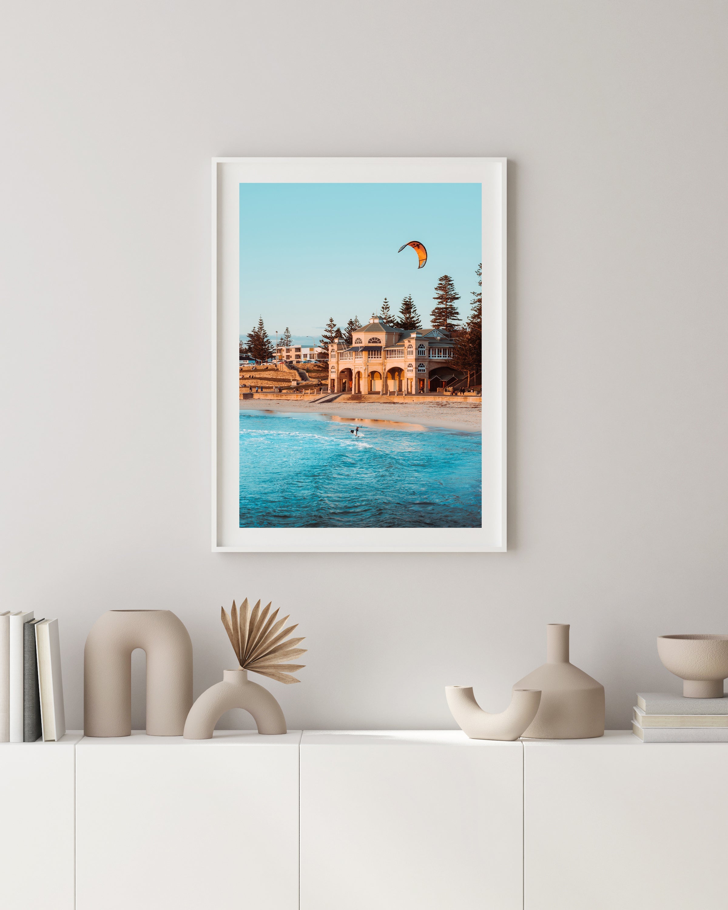 Cottesloe Beach Sunset Perth II - Peter Yan Studio Framed Photo Print Wall Art